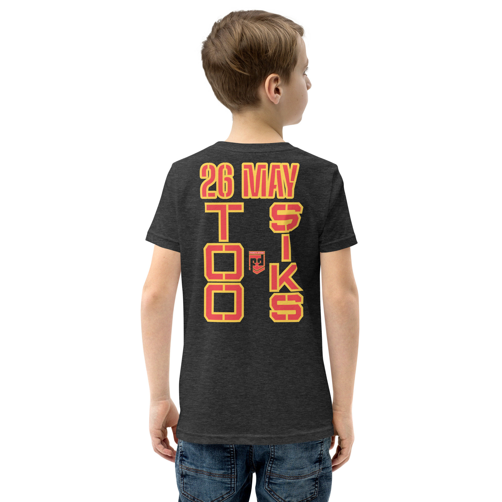 I SUPPORT VETERANS TOO SIKS Youth Short Sleeve T-Shirt - Image 24