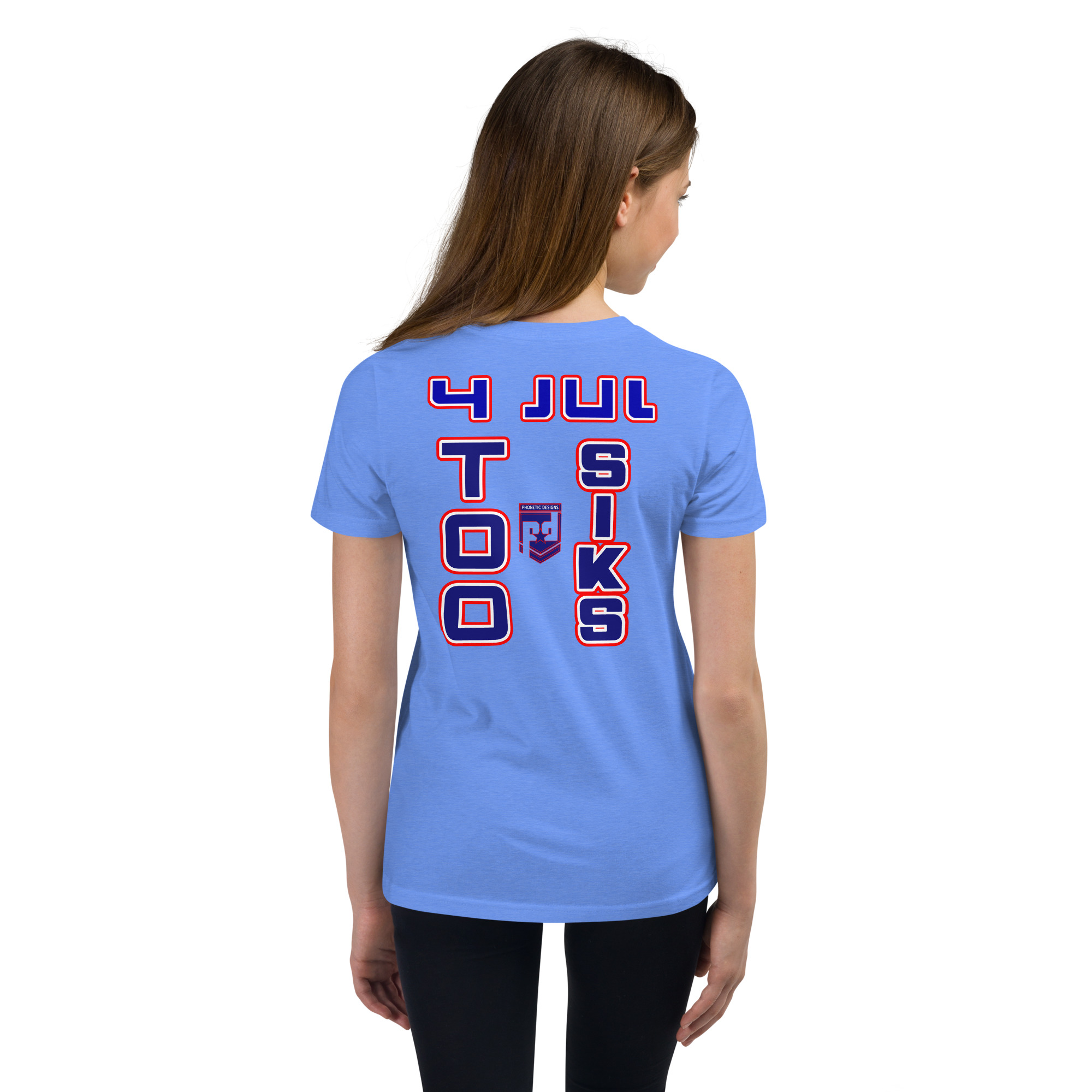4 JUL TOO SIKS Youth Short Sleeve T-Shirt - Image 19