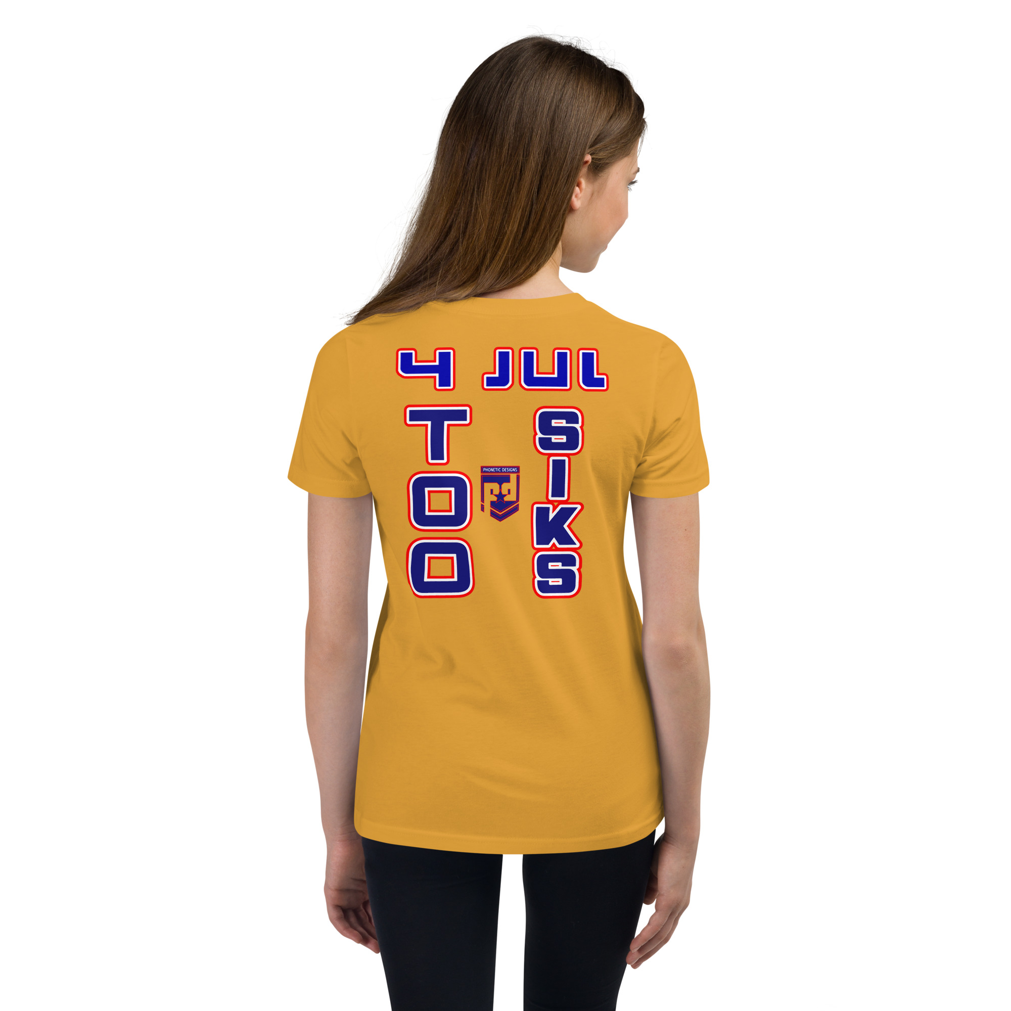 4 JUL TOO SIKS Youth Short Sleeve T-Shirt - Image 23