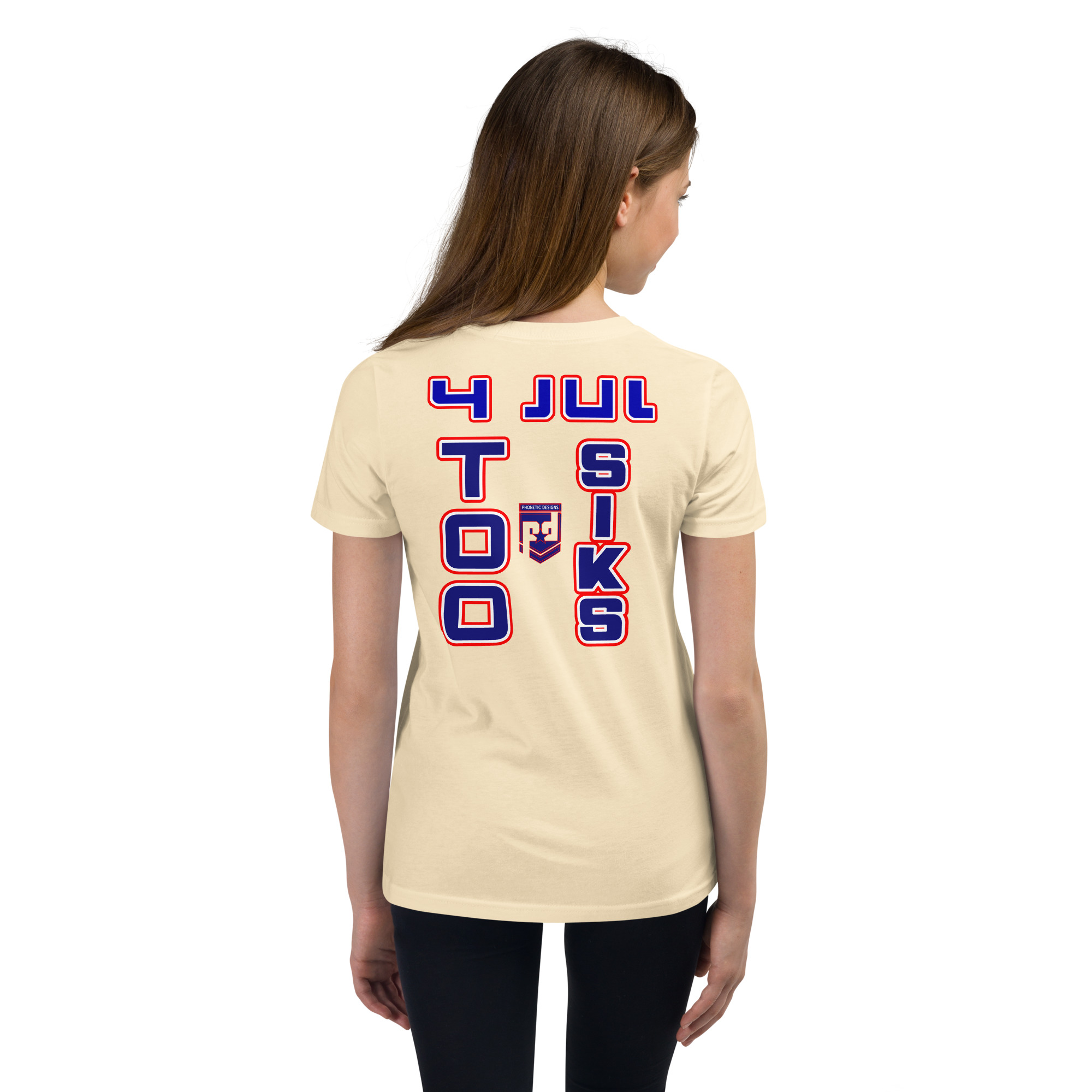 4 JUL TOO SIKS Youth Short Sleeve T-Shirt - Image 27
