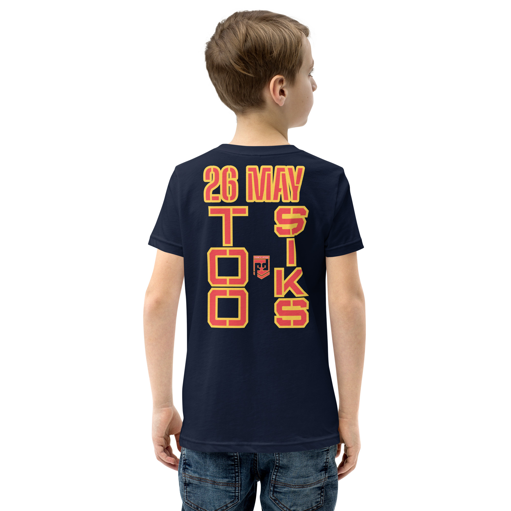 I SUPPORT VETERANS TOO SIKS Youth Short Sleeve T-Shirt - Image 8