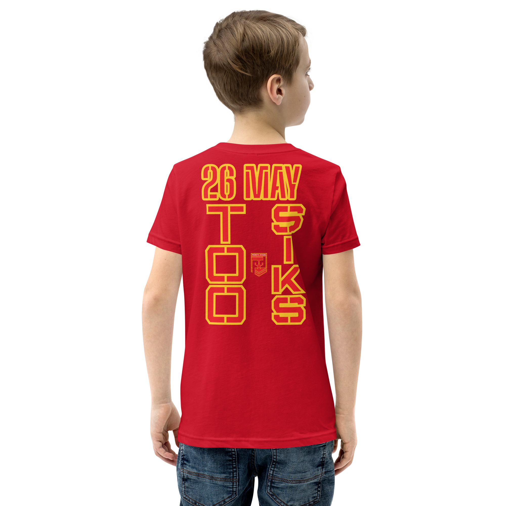 I SUPPORT VETERANS TOO SIKS Youth Short Sleeve T-Shirt - Image 20