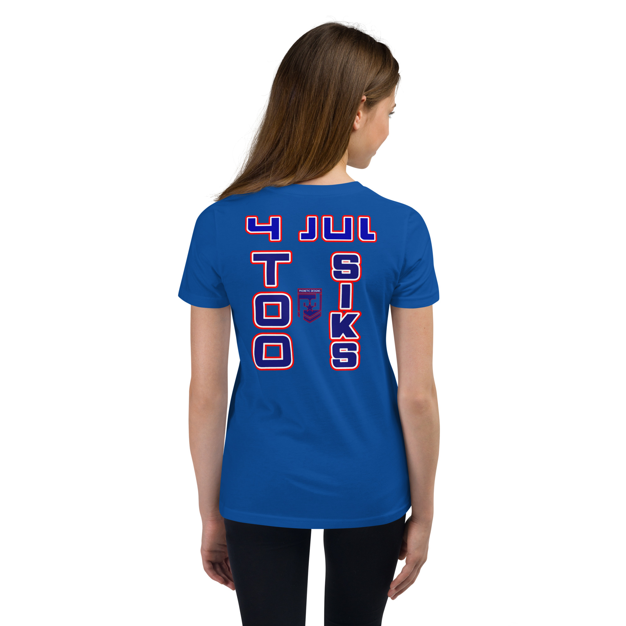 4 JUL TOO SIKS Youth Short Sleeve T-Shirt - Image 13