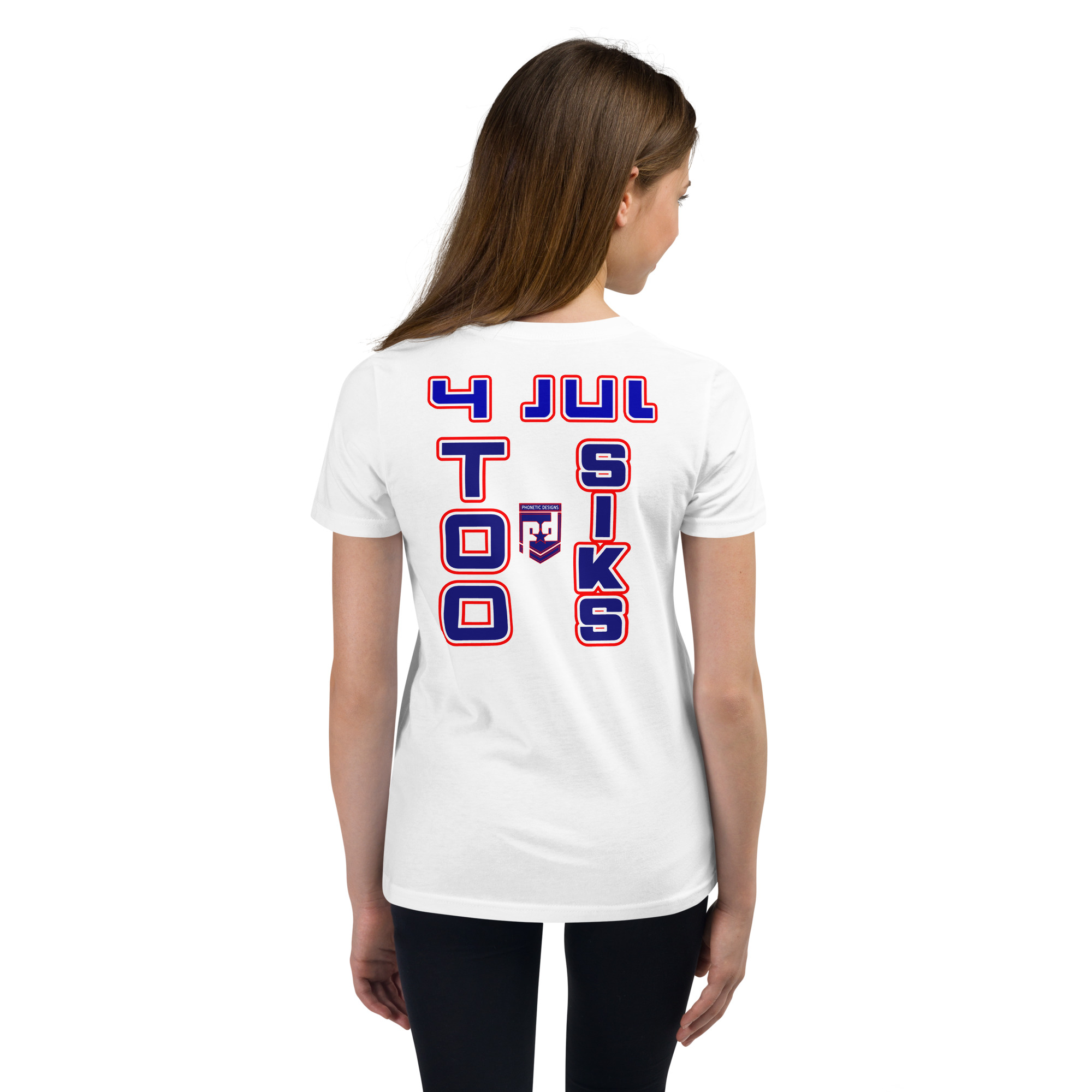 4 JUL TOO SIKS Youth Short Sleeve T-Shirt - Image 29