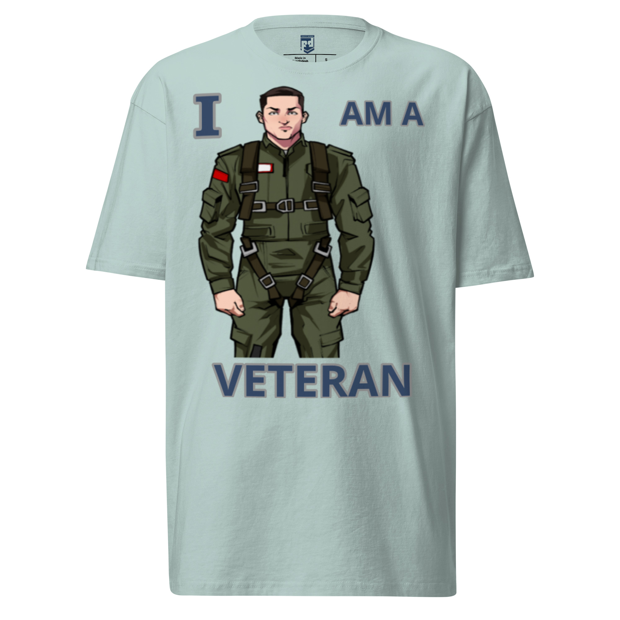 I AM A VETERAN TOO SIKS Tee - Image 5