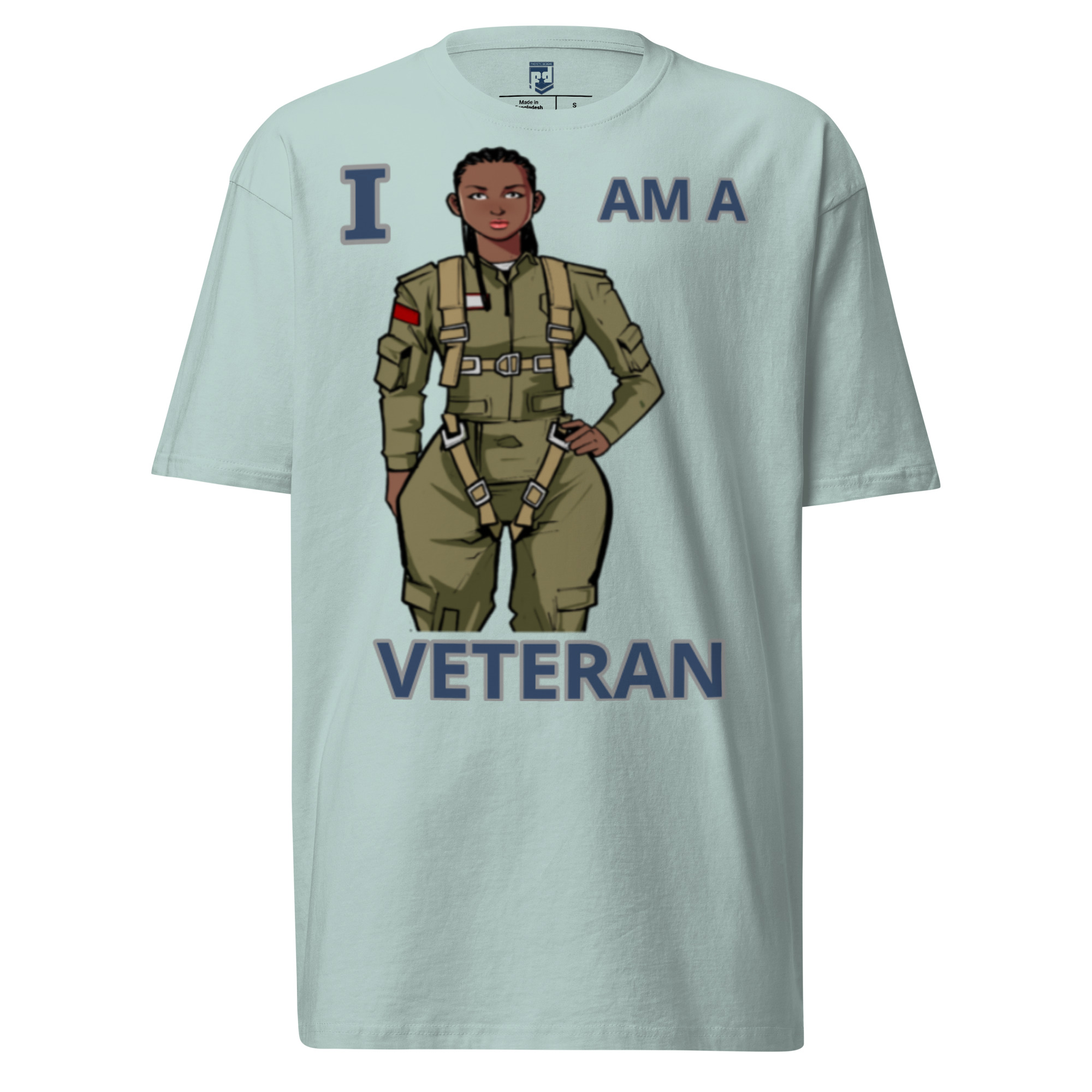I AM A VETERAN TOO SIKS Tee - Image 5