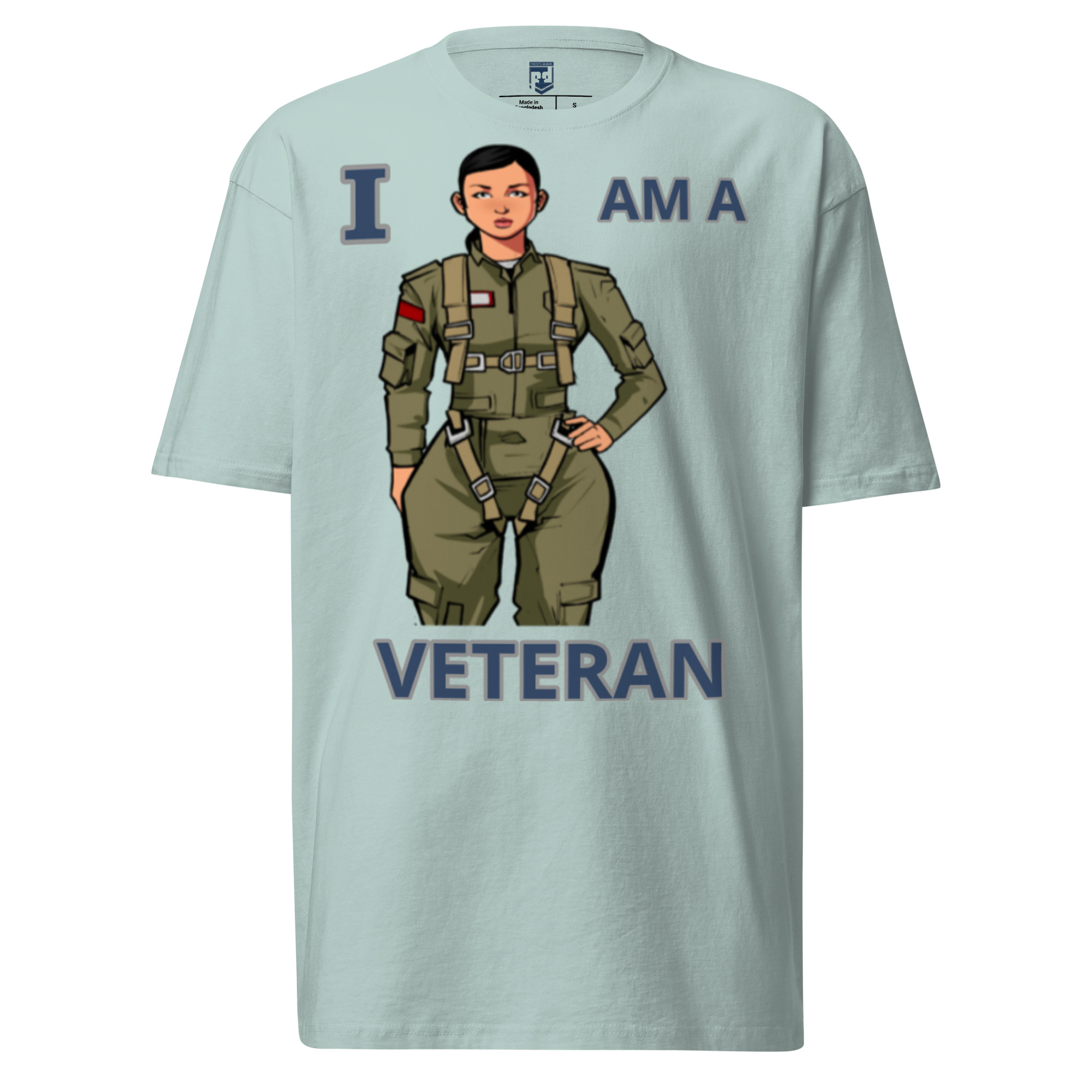 I AM A VETERAN TOO SIKS Tee - Image 5