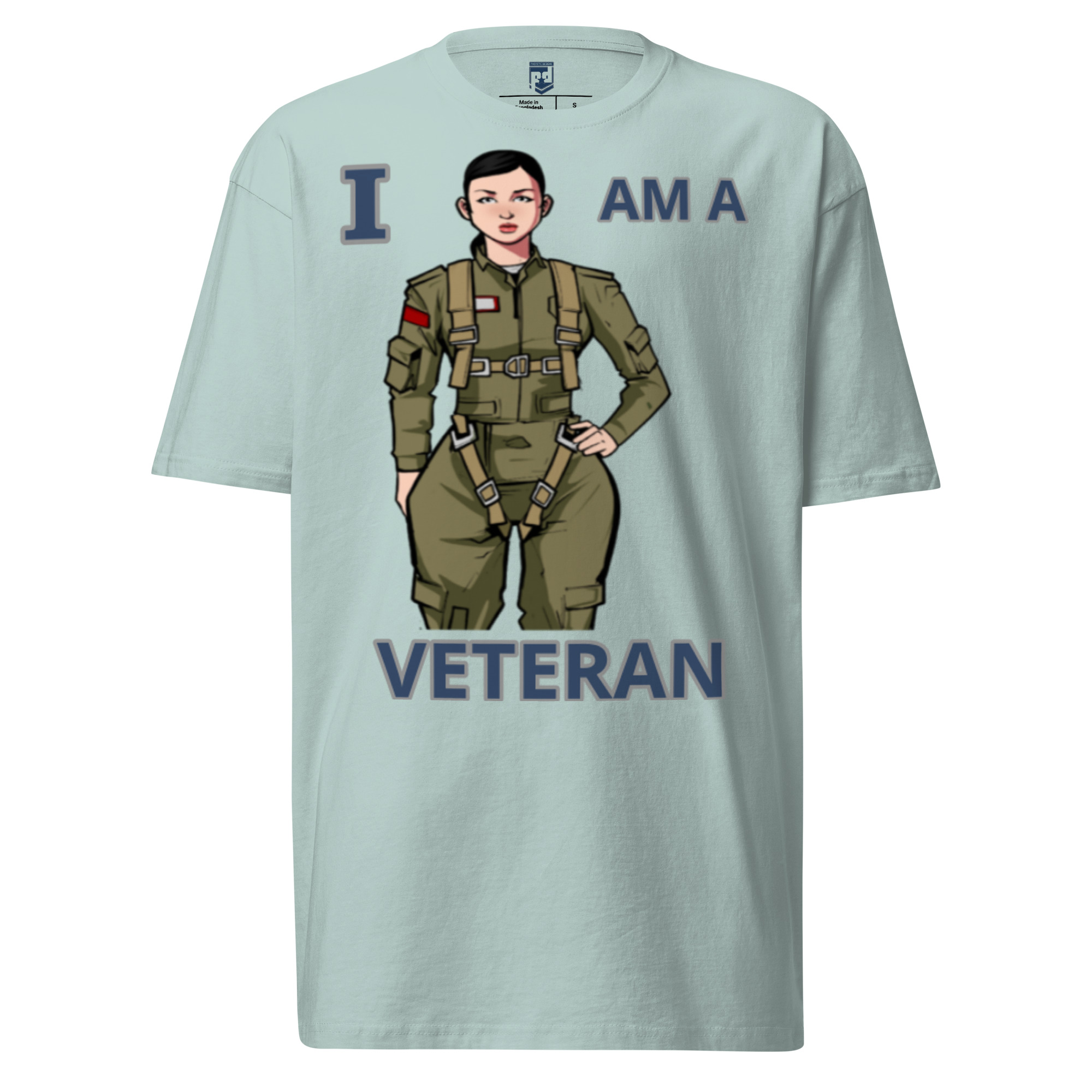 I AM A VETERAN TOO SIKS Tee - Image 5
