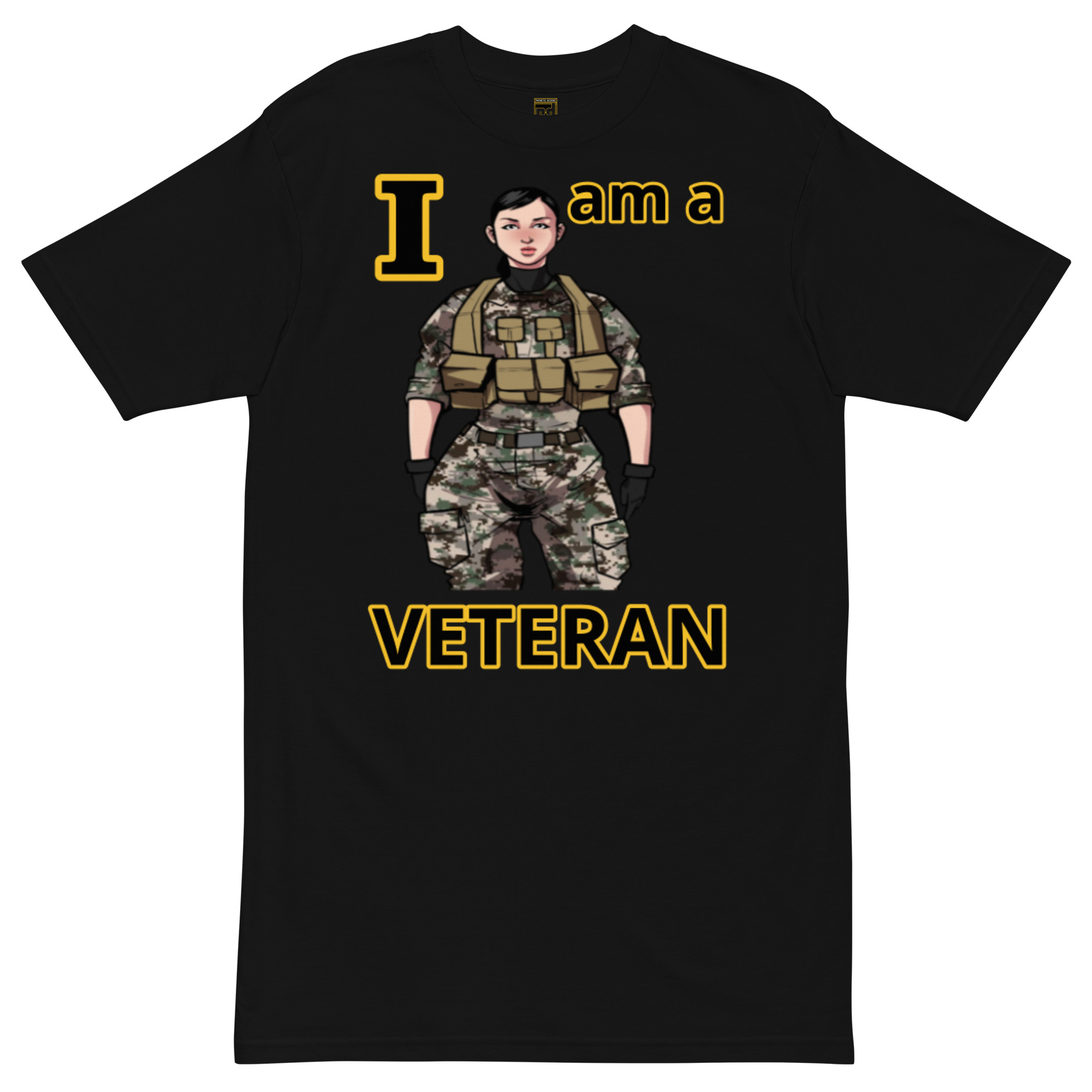 I AM A VETERAN TOO SIKS Tee - Image 2