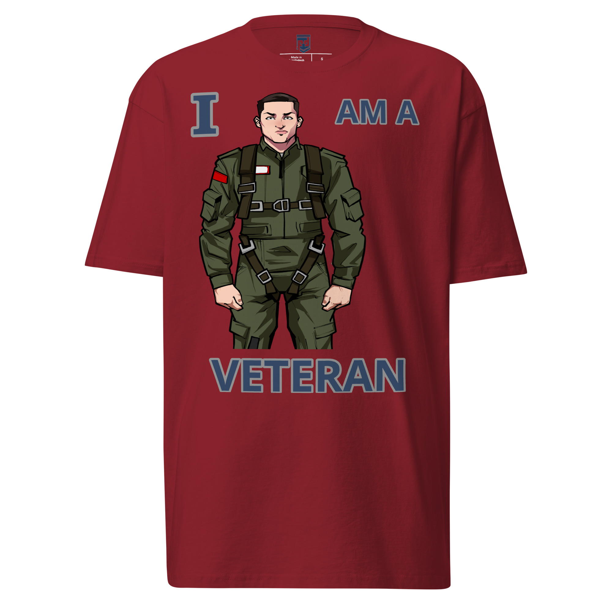 I AM A VETERAN TOO SIKS Tee - Image 3