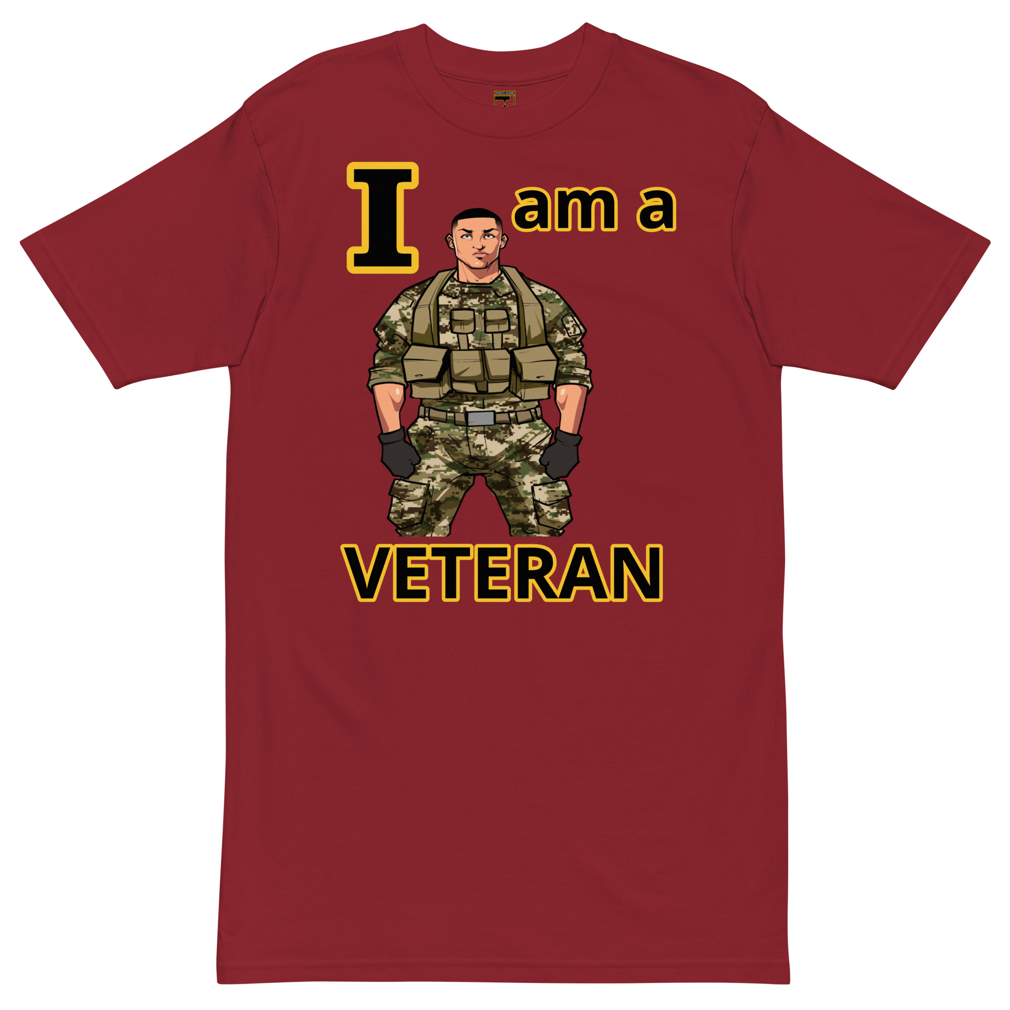 I AM A VETERAN TOO SIKS Tee - Image 3