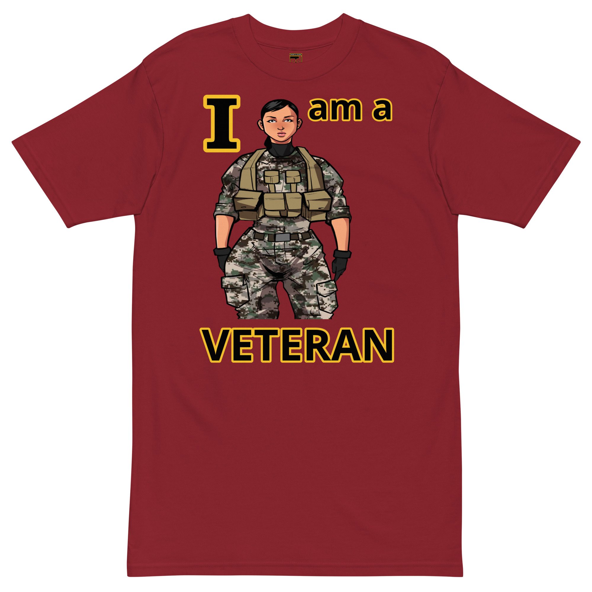 I AM A VETERAN TOO SIKS Tee - Image 3