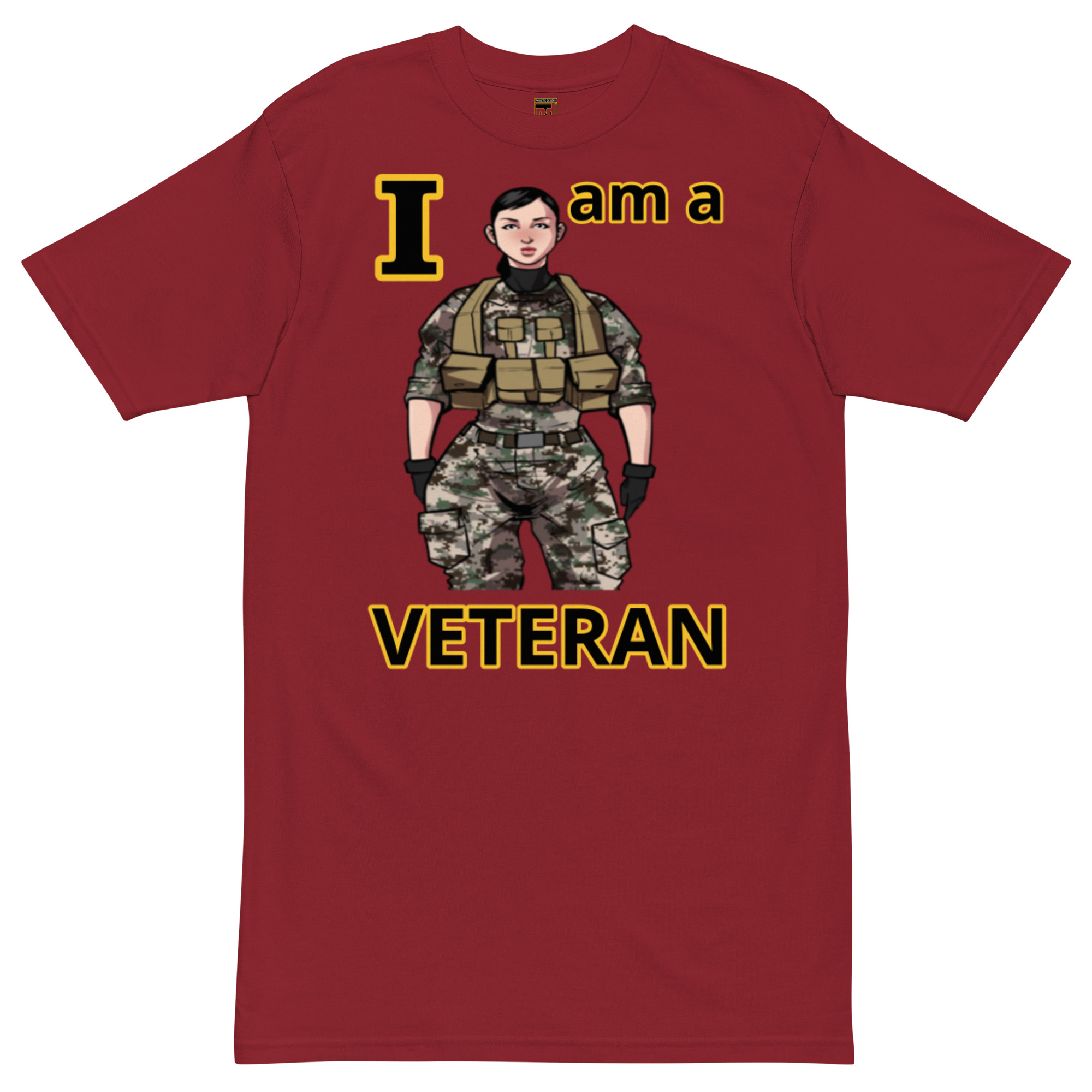 I AM A VETERAN TOO SIKS Tee - Image 3