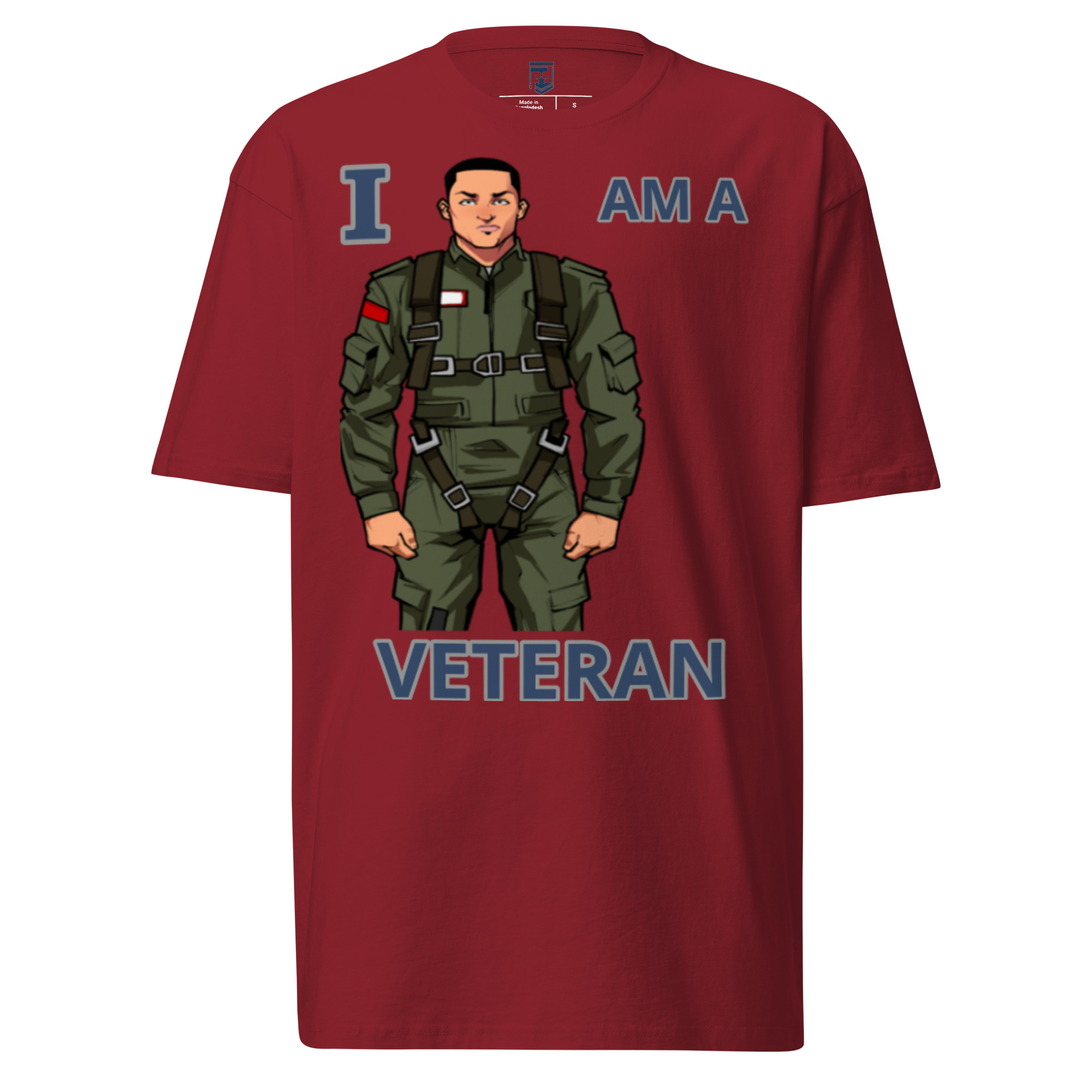 I AM A VETERAN TOO SIKS Tee - Image 3