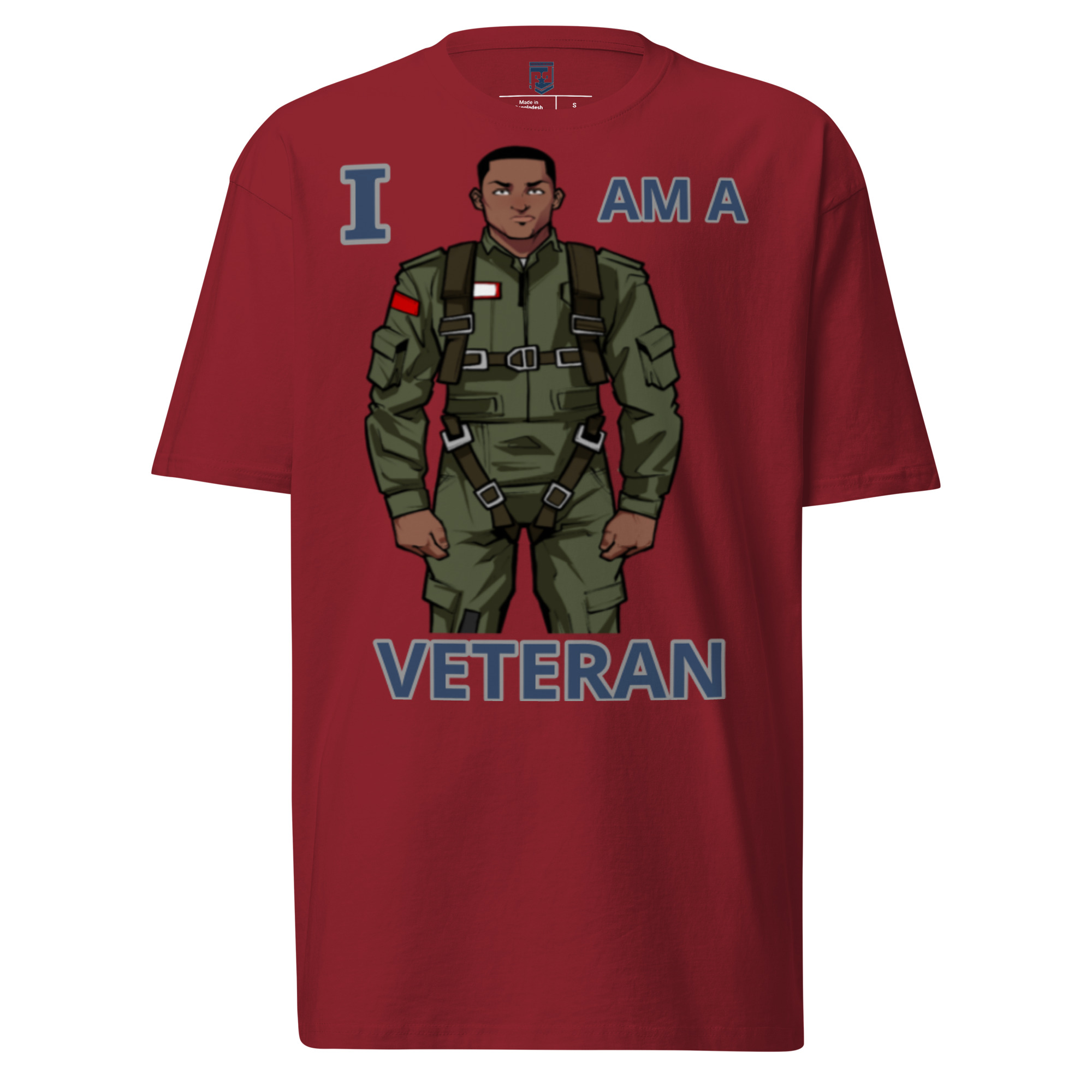 I AM A VETERAN TOO SIKS Tee - Image 3
