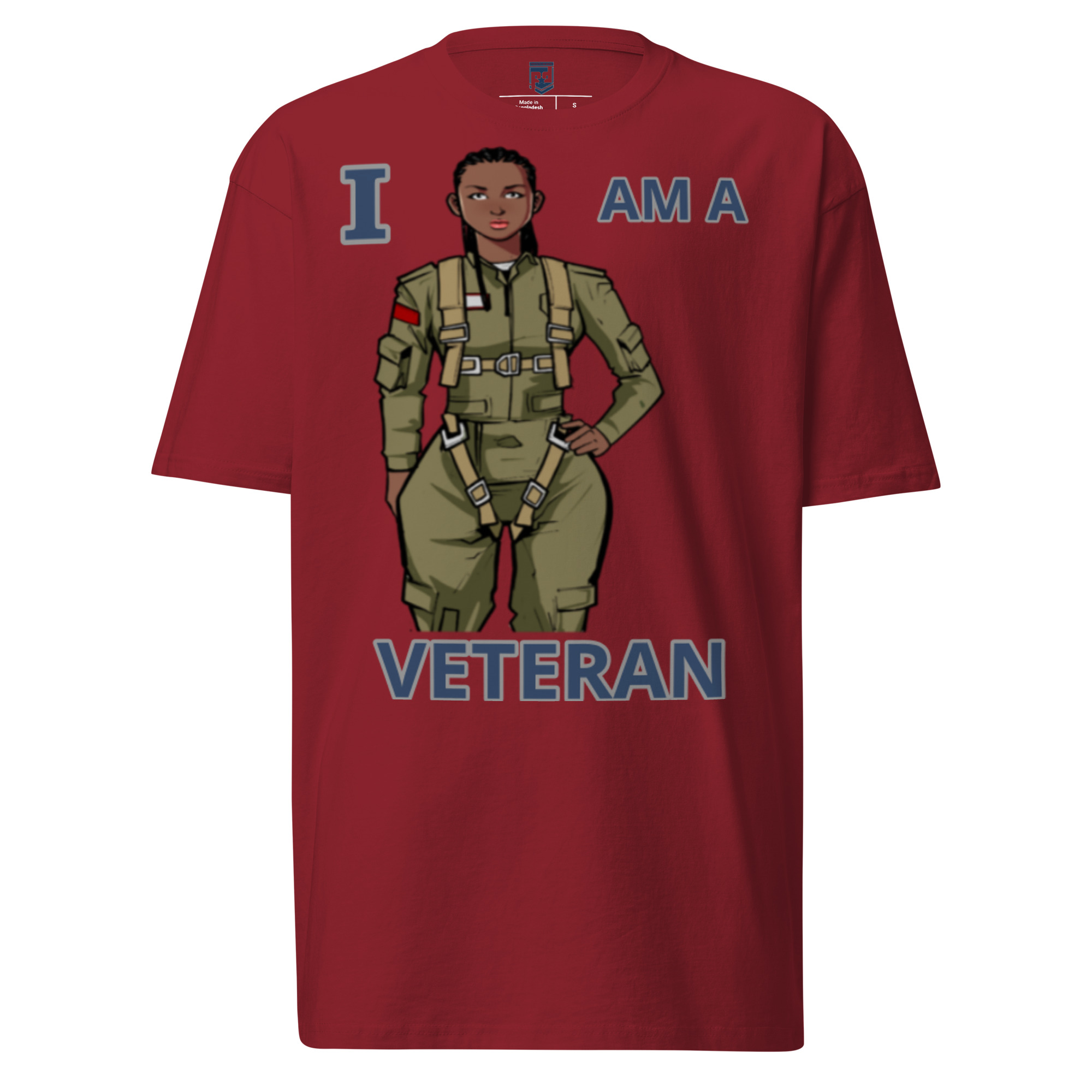 I AM A VETERAN TOO SIKS Tee - Image 3