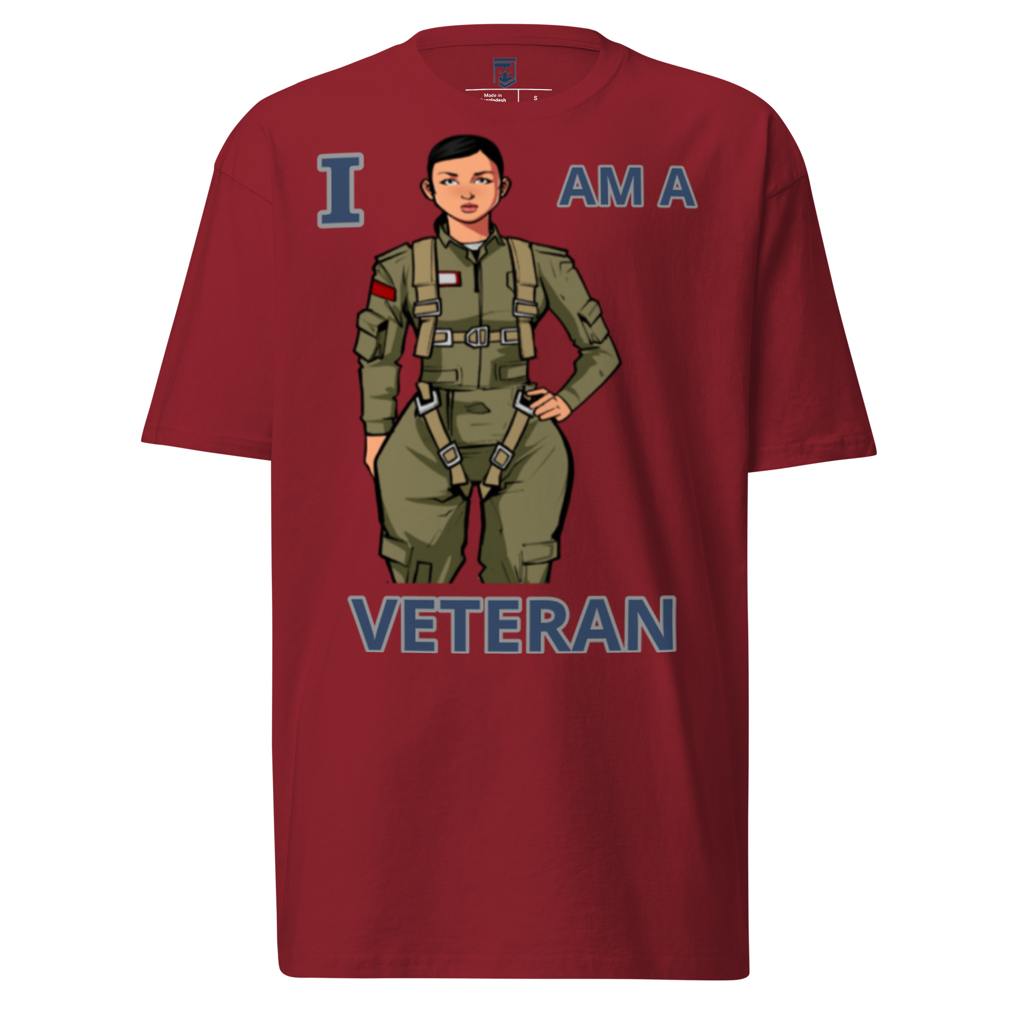 I AM A VETERAN TOO SIKS Tee - Image 3
