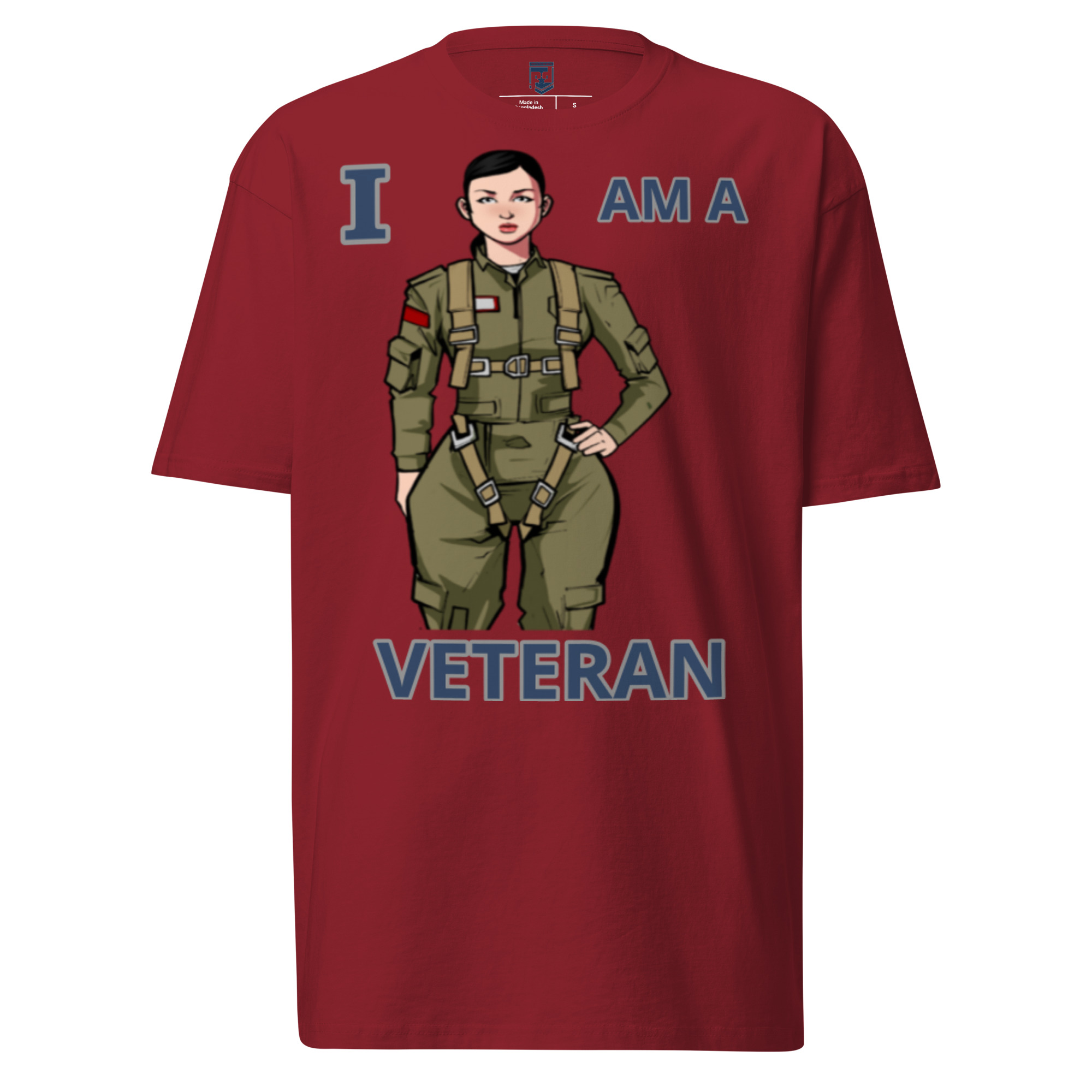 I AM A VETERAN TOO SIKS Tee - Image 3