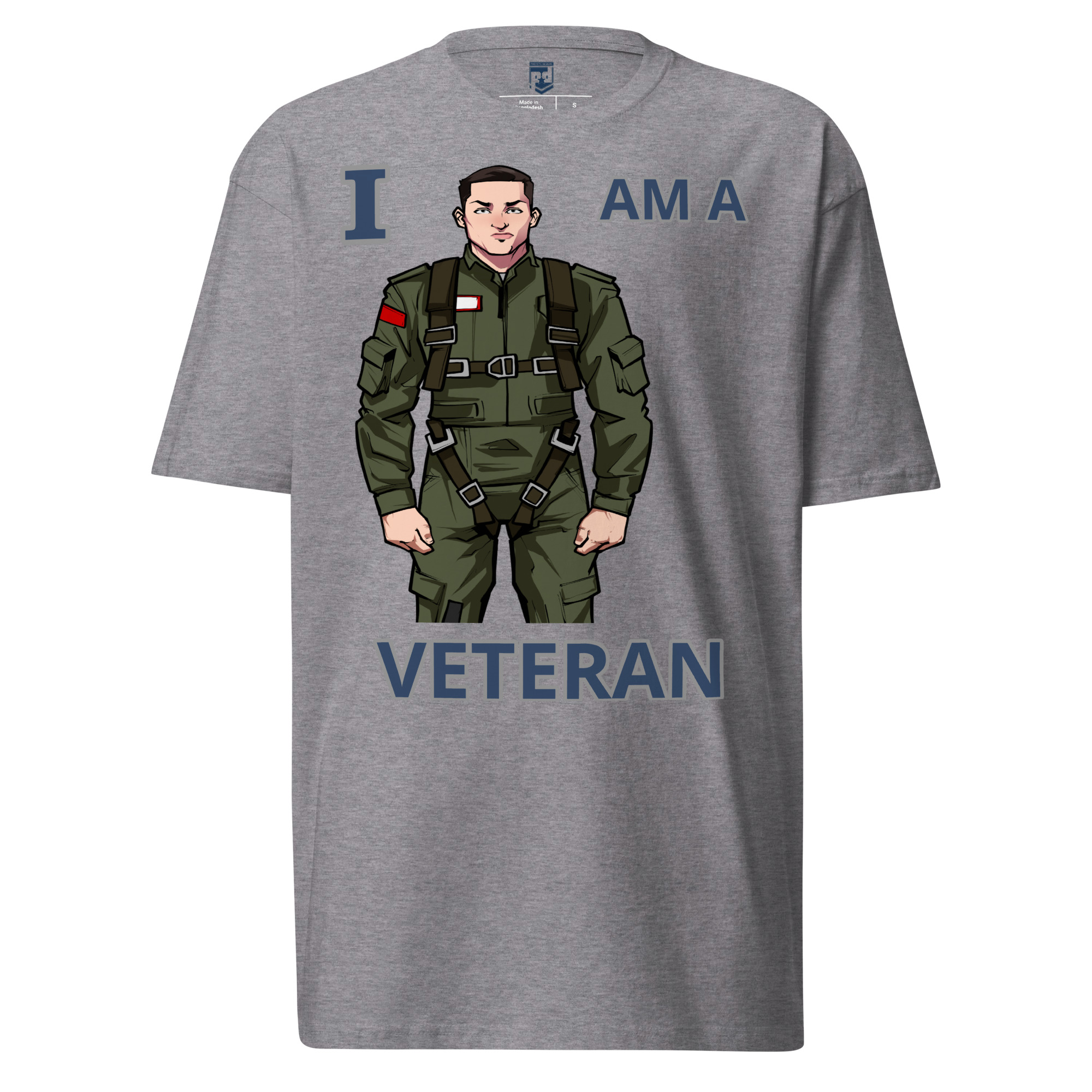I AM A VETERAN TOO SIKS Tee - Image 4