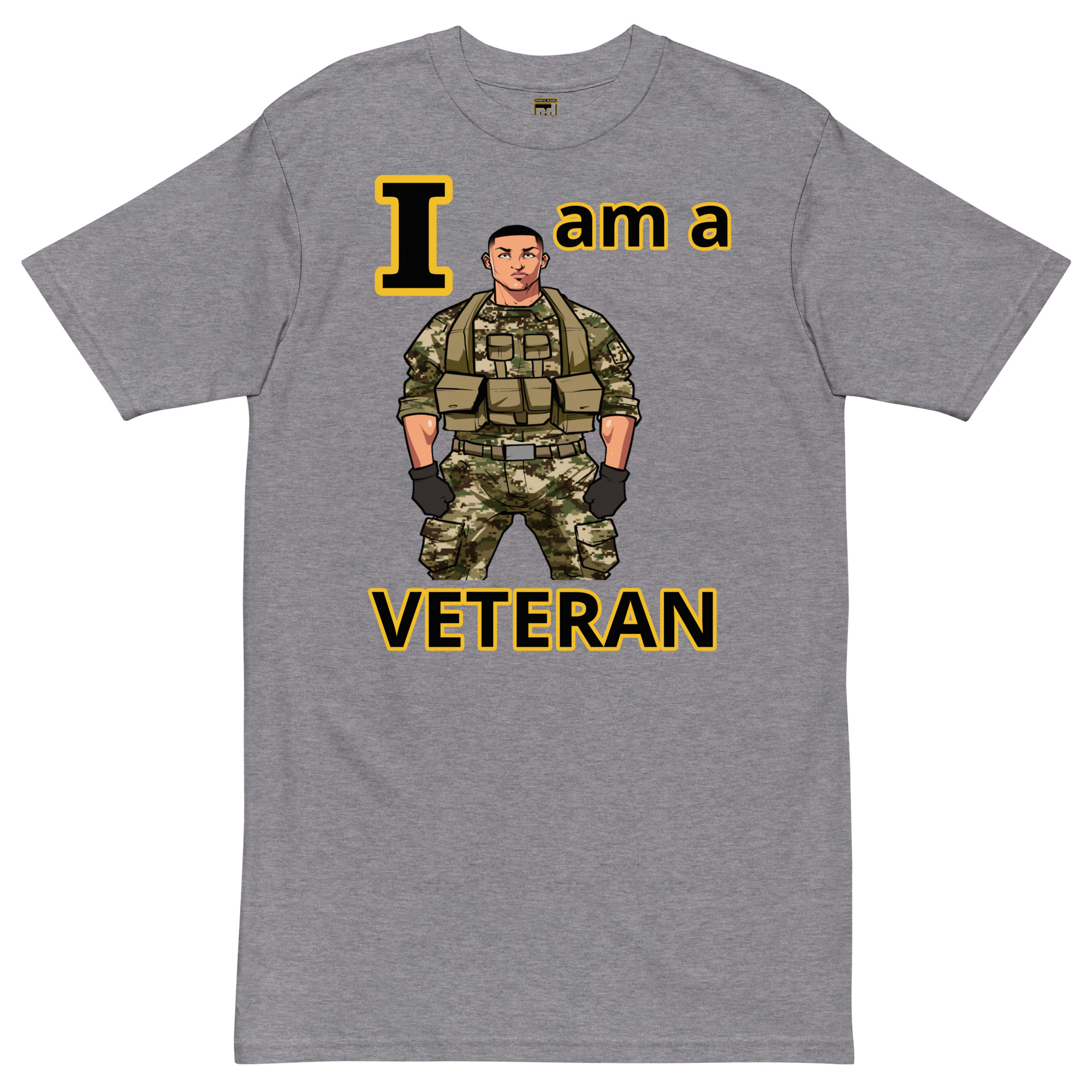 I AM A VETERAN TOO SIKS Tee - Image 4