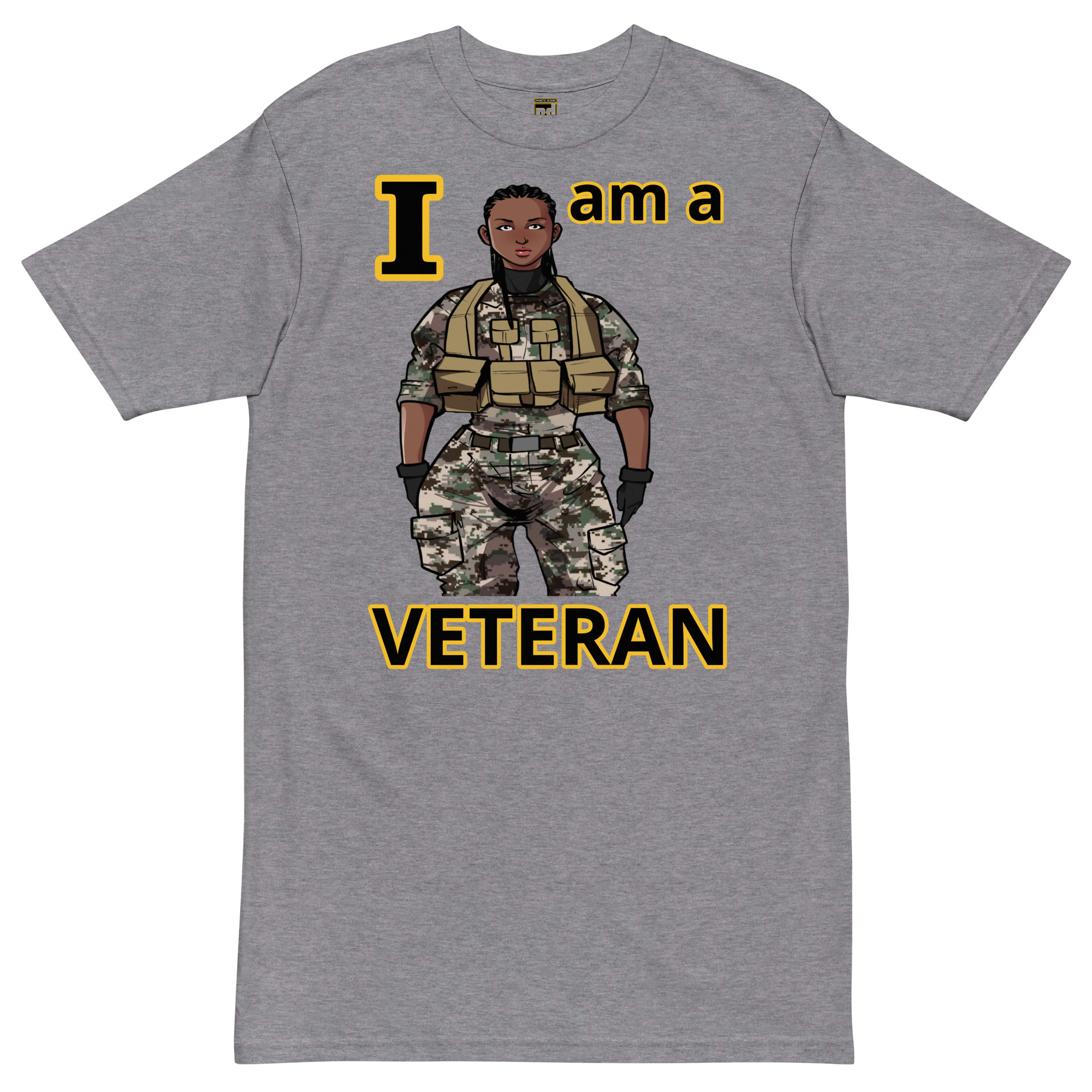 I AM A VETERAN TOO SIKS Tee - Image 4