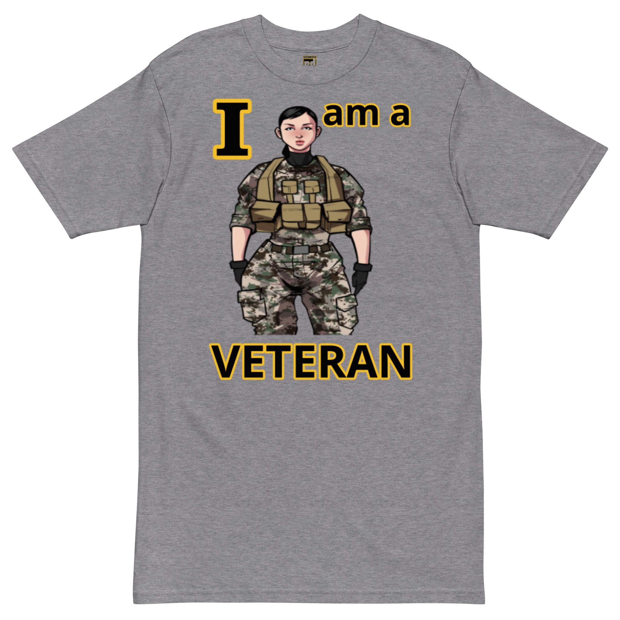I AM A VETERAN TOO SIKS Tee - Image 4