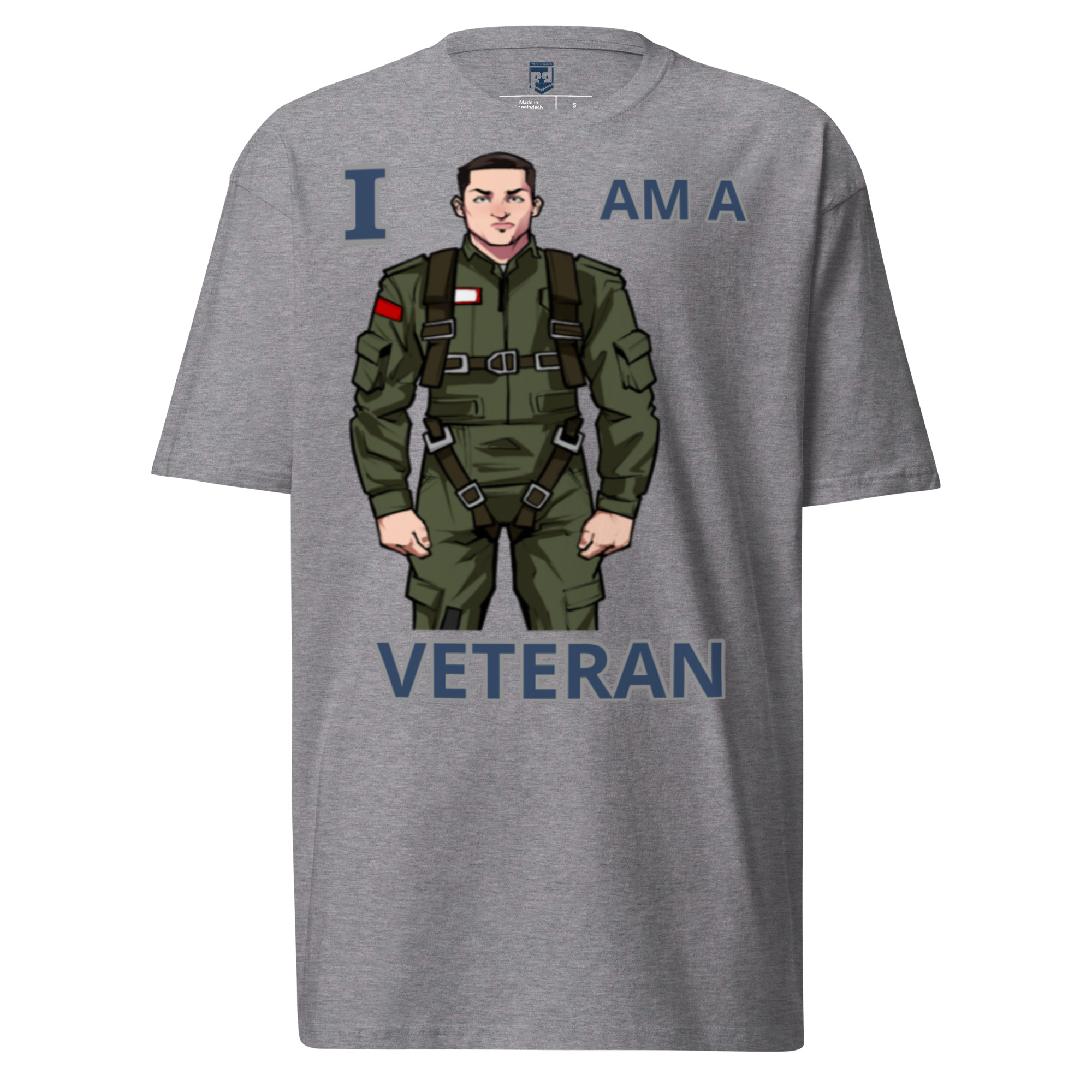I AM A VETERAN TOO SIKS Tee - Image 4