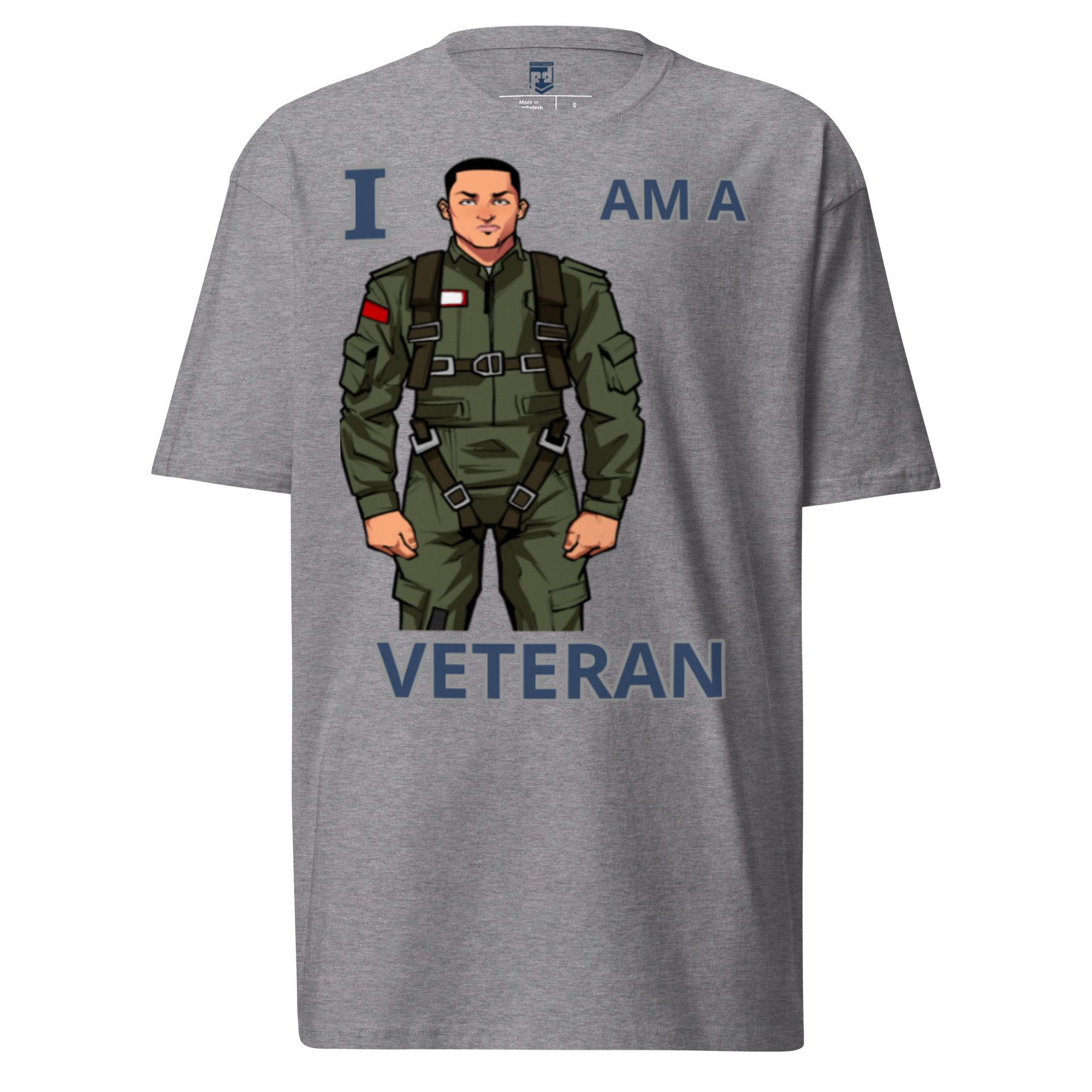 I AM A VETERAN TOO SIKS Tee - Image 4