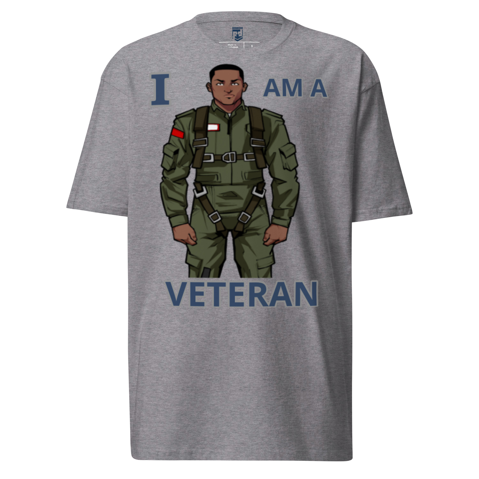 I AM A VETERAN TOO SIKS Tee - Image 4