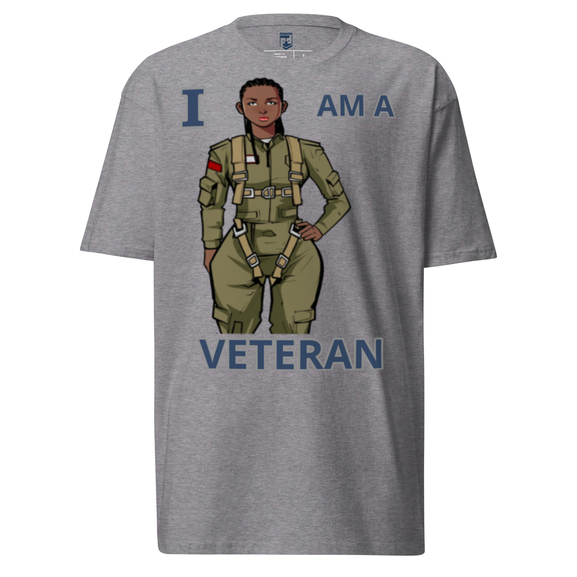 I AM A VETERAN TOO SIKS Tee - Image 4