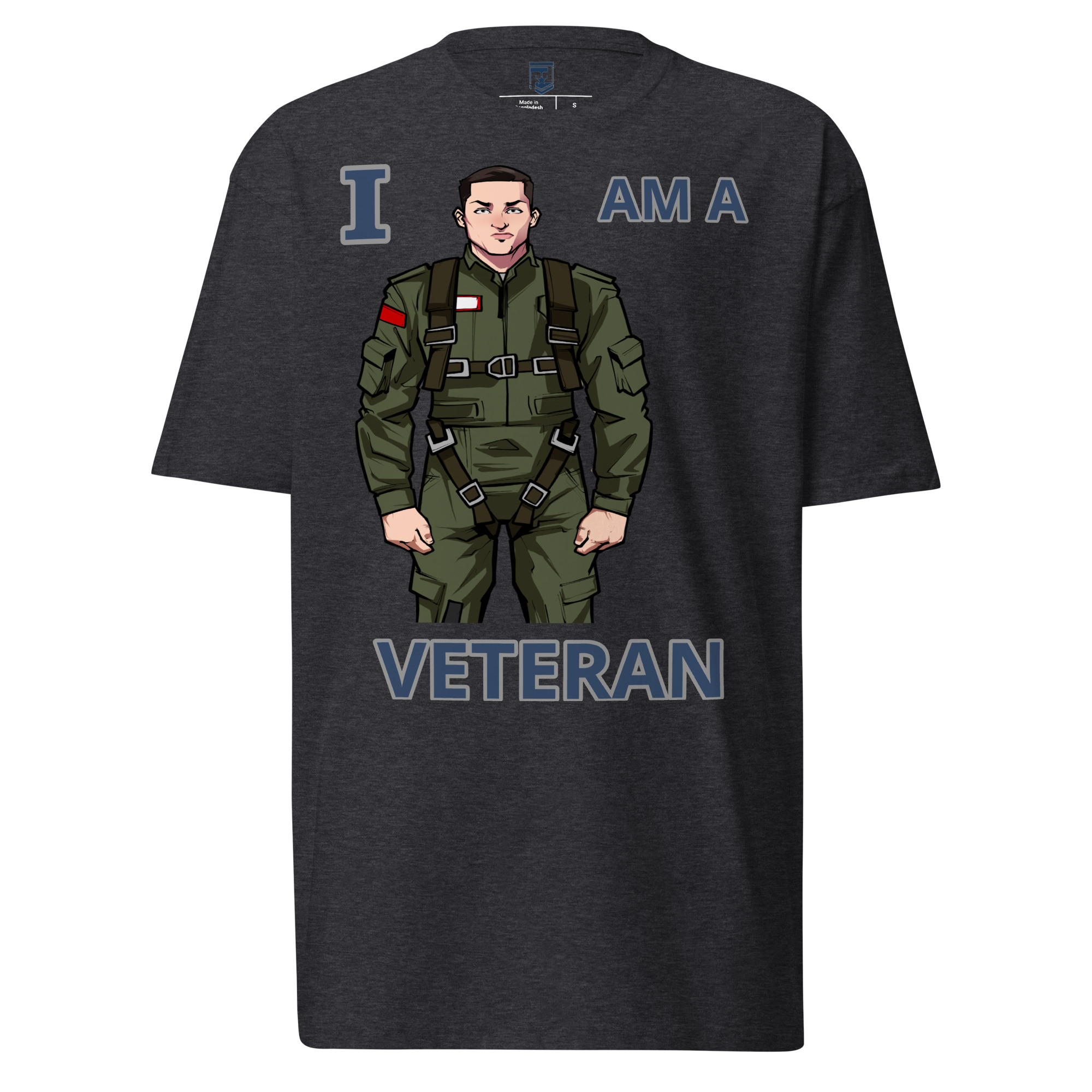 I AM A VETERAN TOO SIKS Tee - Image 2