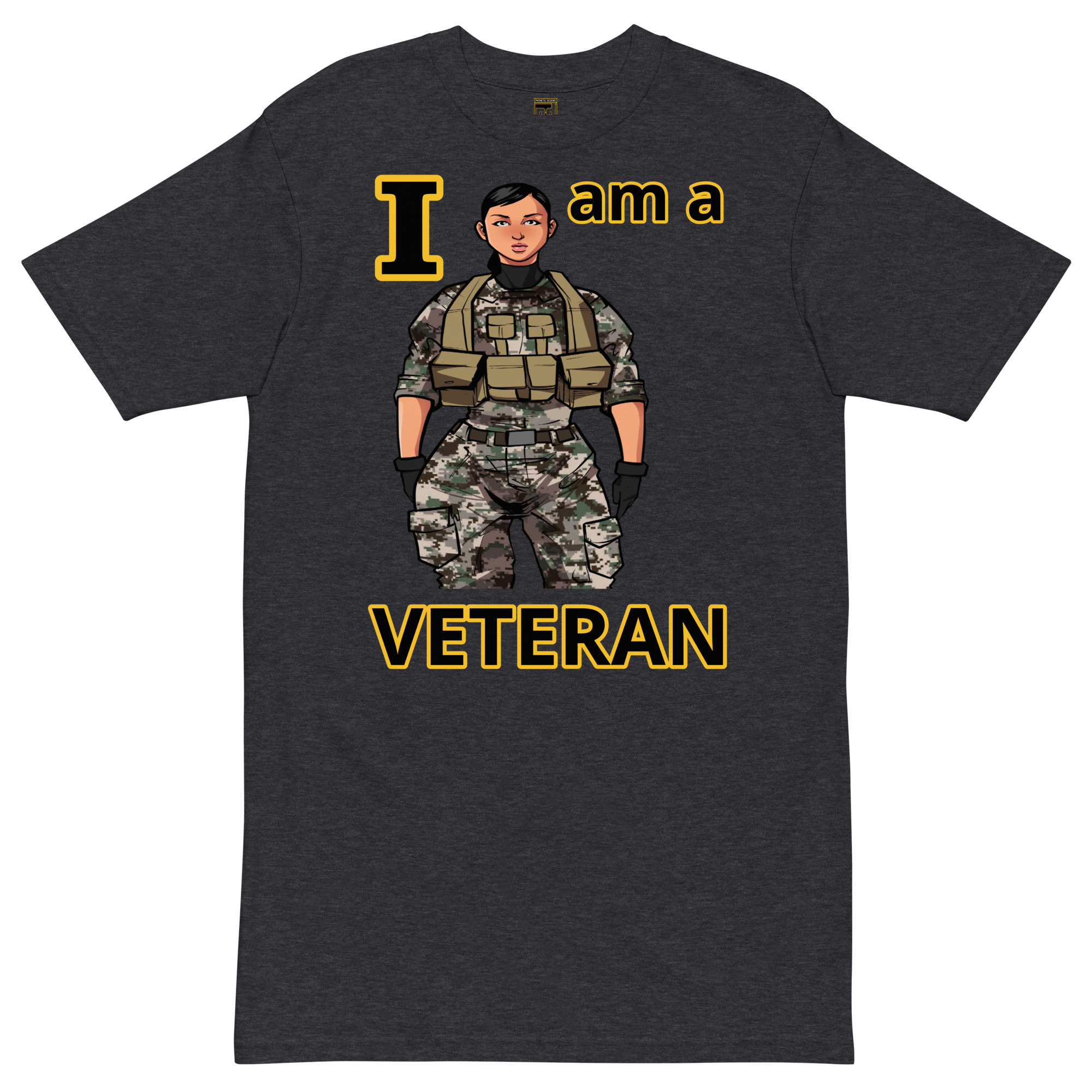 I AM A VETERAN TOO SIKS Tee - Image 5