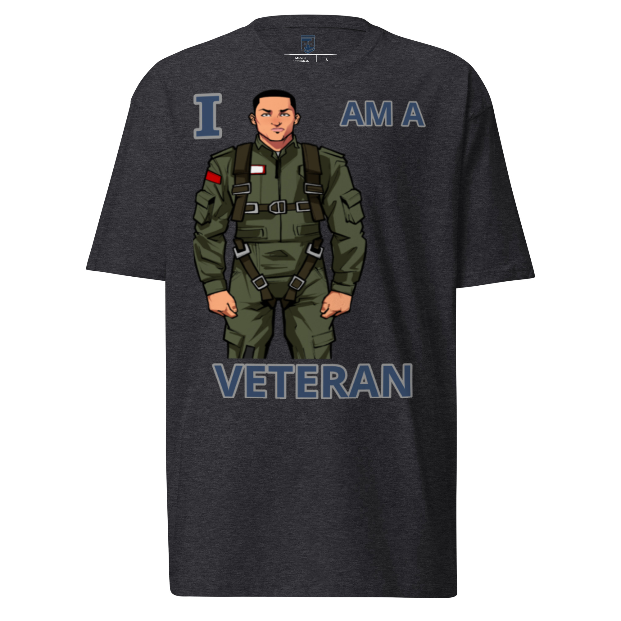 I AM A VETERAN TOO SIKS Tee - Image 2