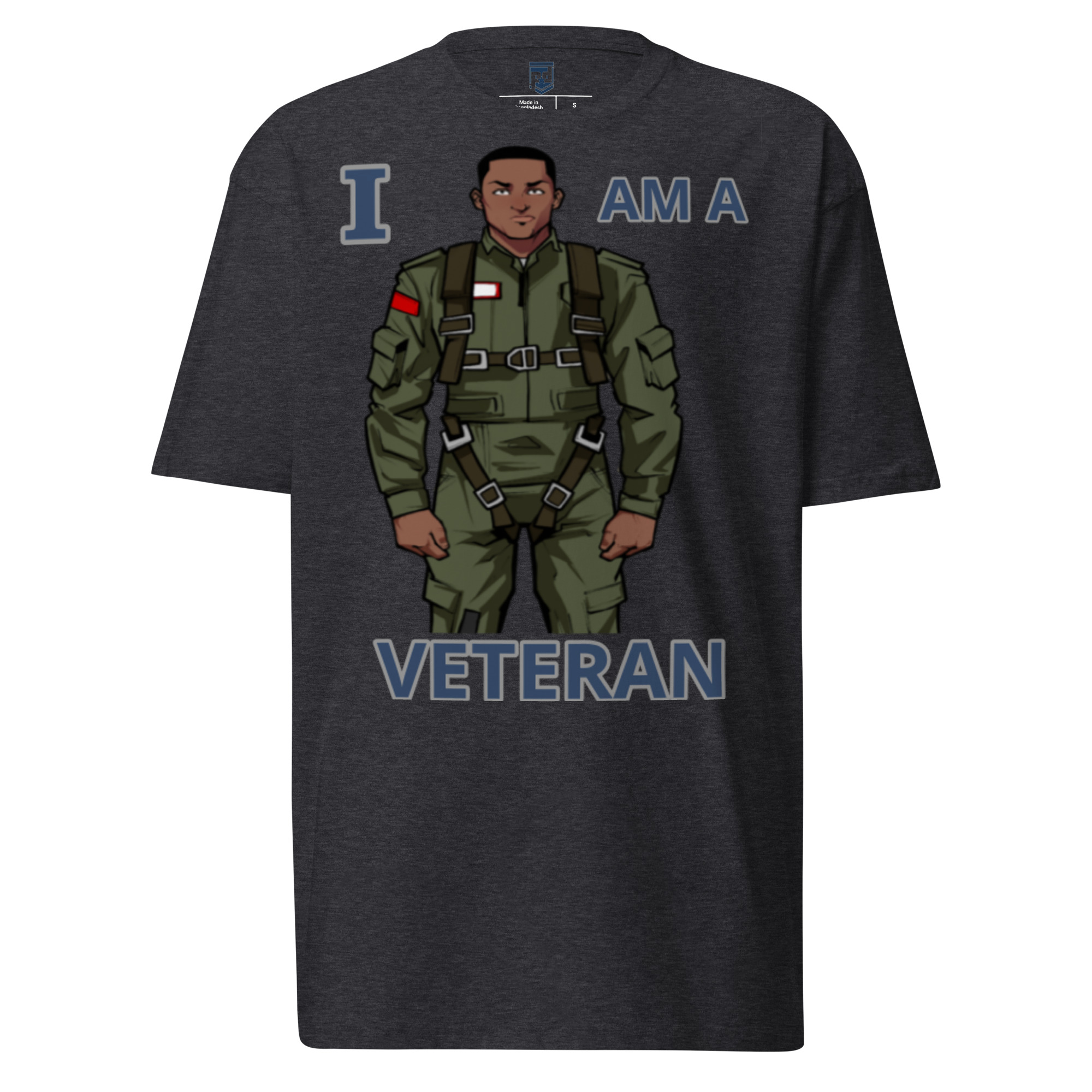 I AM A VETERAN TOO SIKS Tee - Image 2