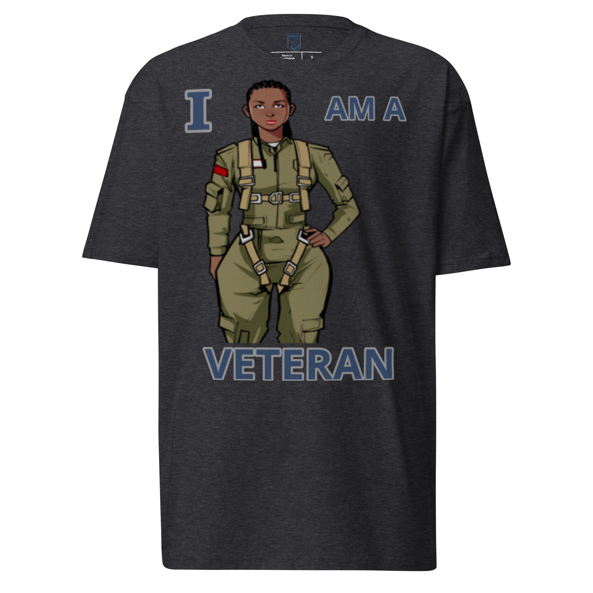 I AM A VETERAN TOO SIKS Tee - Image 2