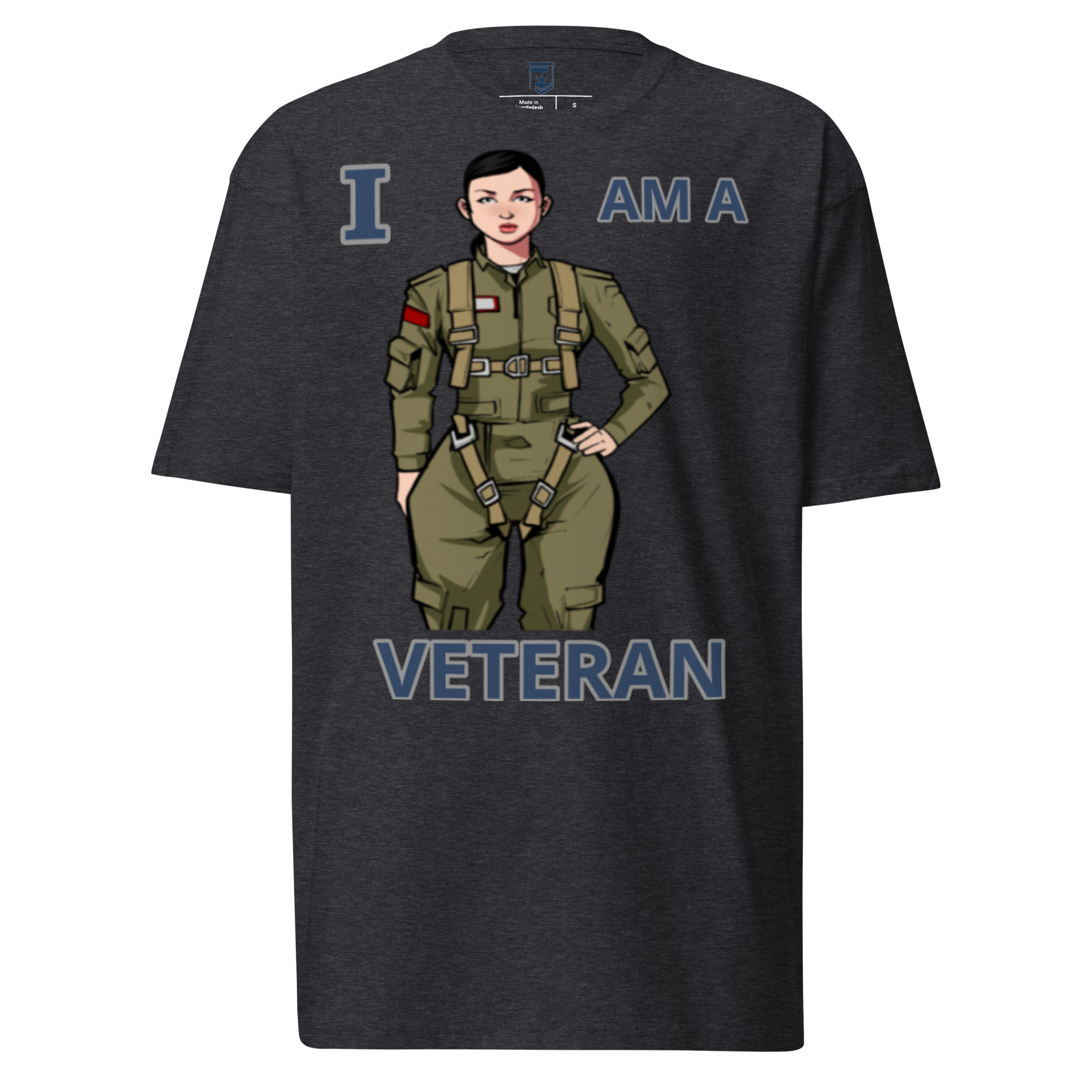 I AM A VETERAN TOO SIKS Tee - Image 2