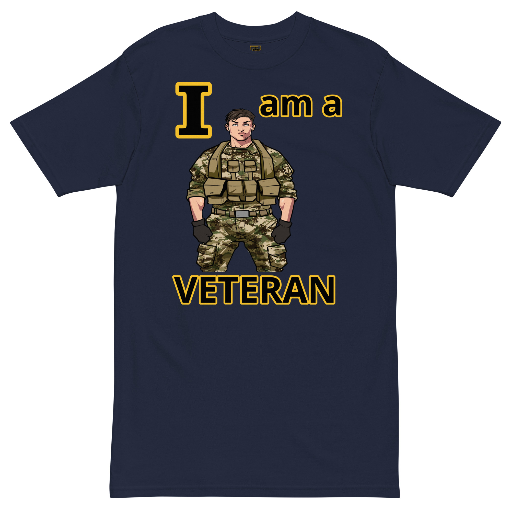 I AM A VETERAN TOO SIKS Tee - Image 6