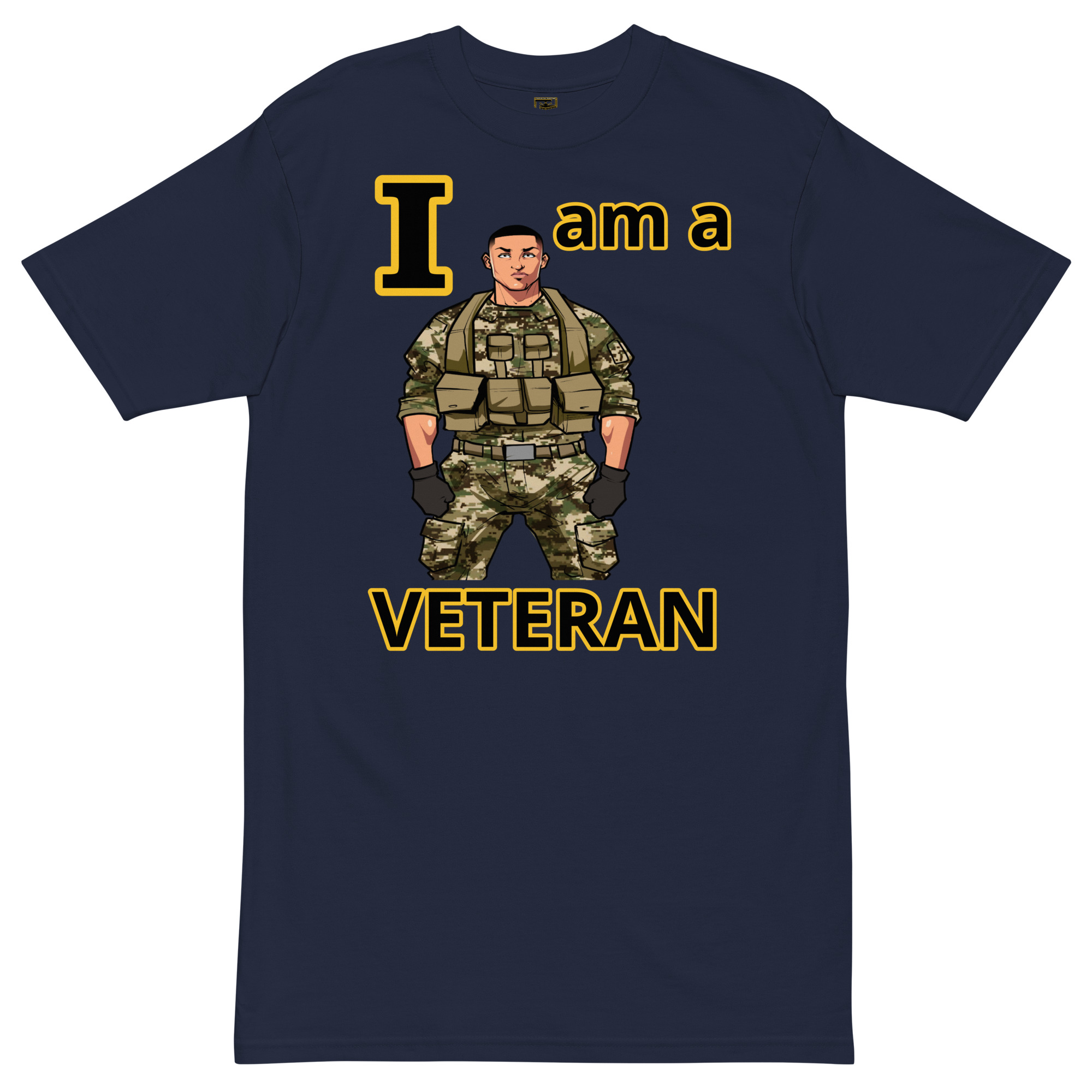 I AM A VETERAN TOO SIKS Tee - Image 6