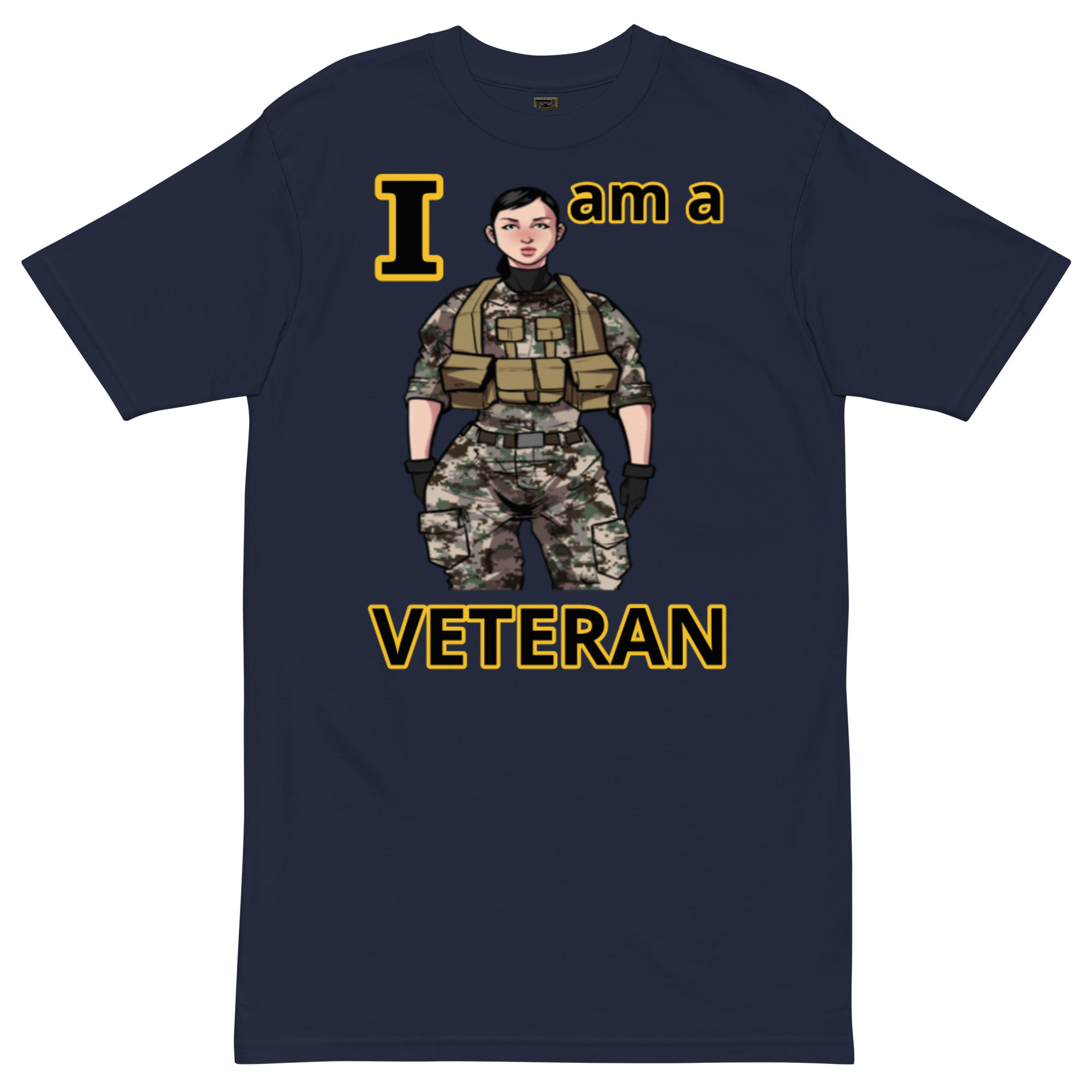 I AM A VETERAN TOO SIKS Tee - Image 6