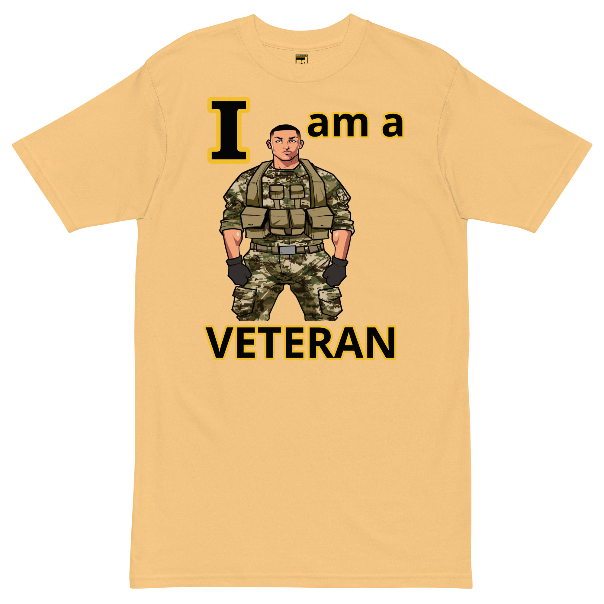I AM A VETERAN TOO SIKS Tee - Image 7