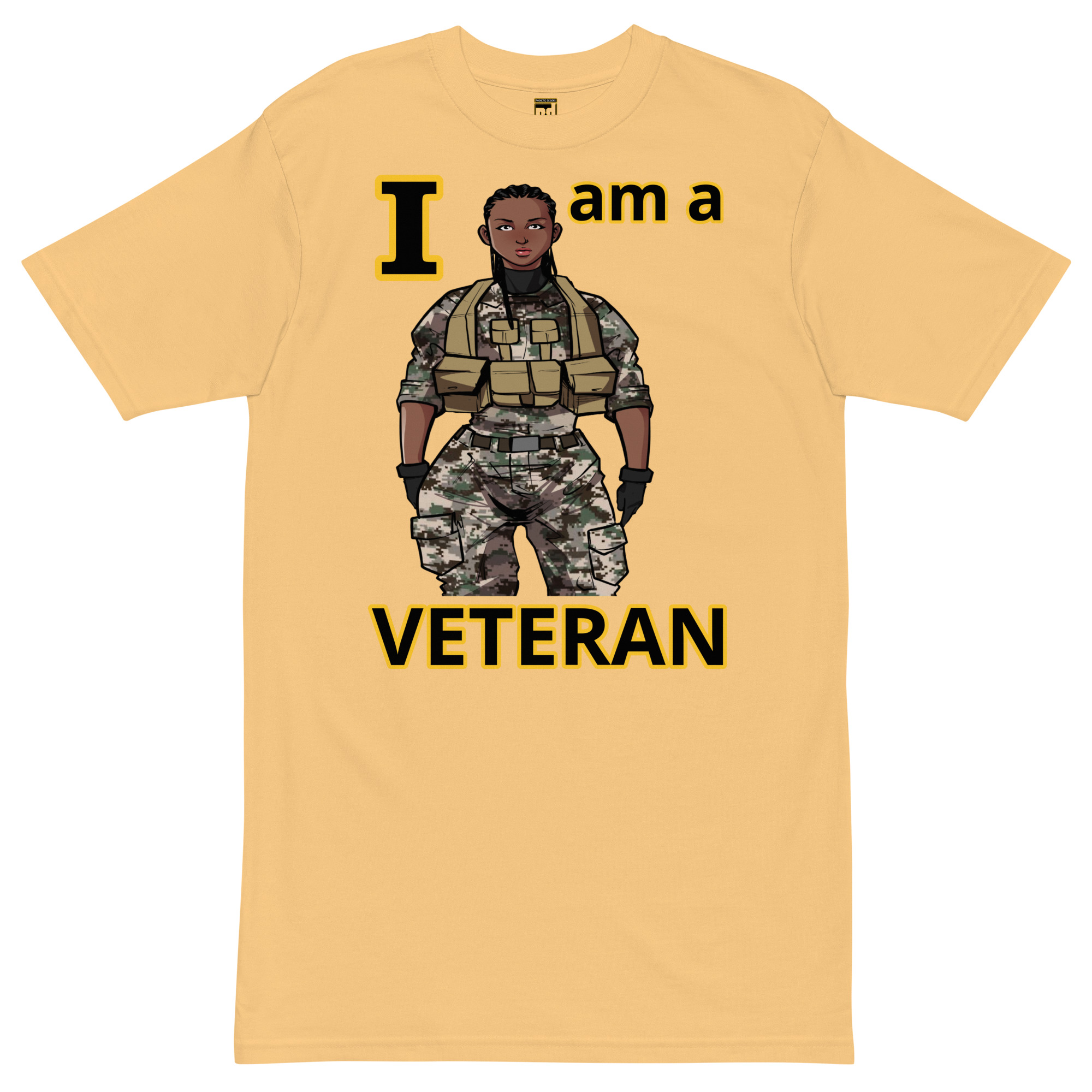 I AM A VETERAN TOO SIKS Tee - Image 7