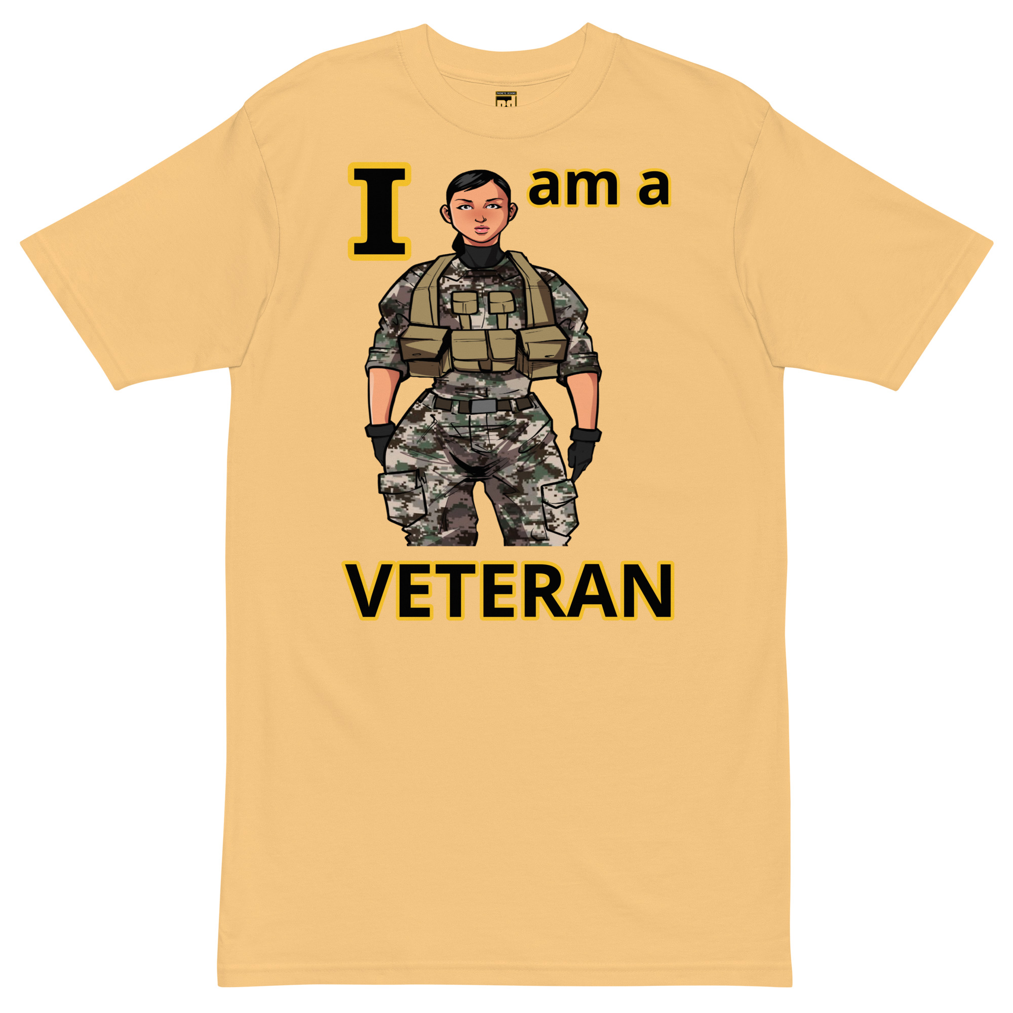 I AM A VETERAN TOO SIKS Tee - Image 7