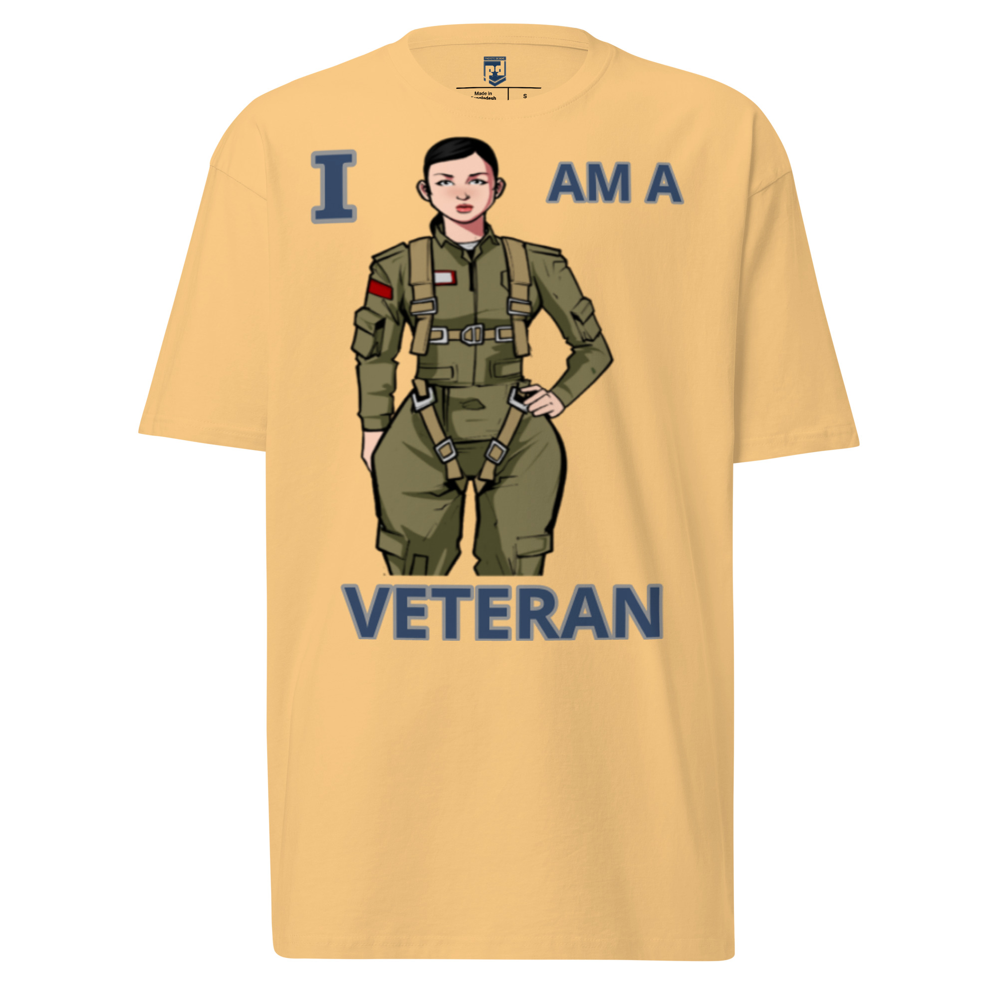 I AM A VETERAN TOO SIKS Tee - Image 6