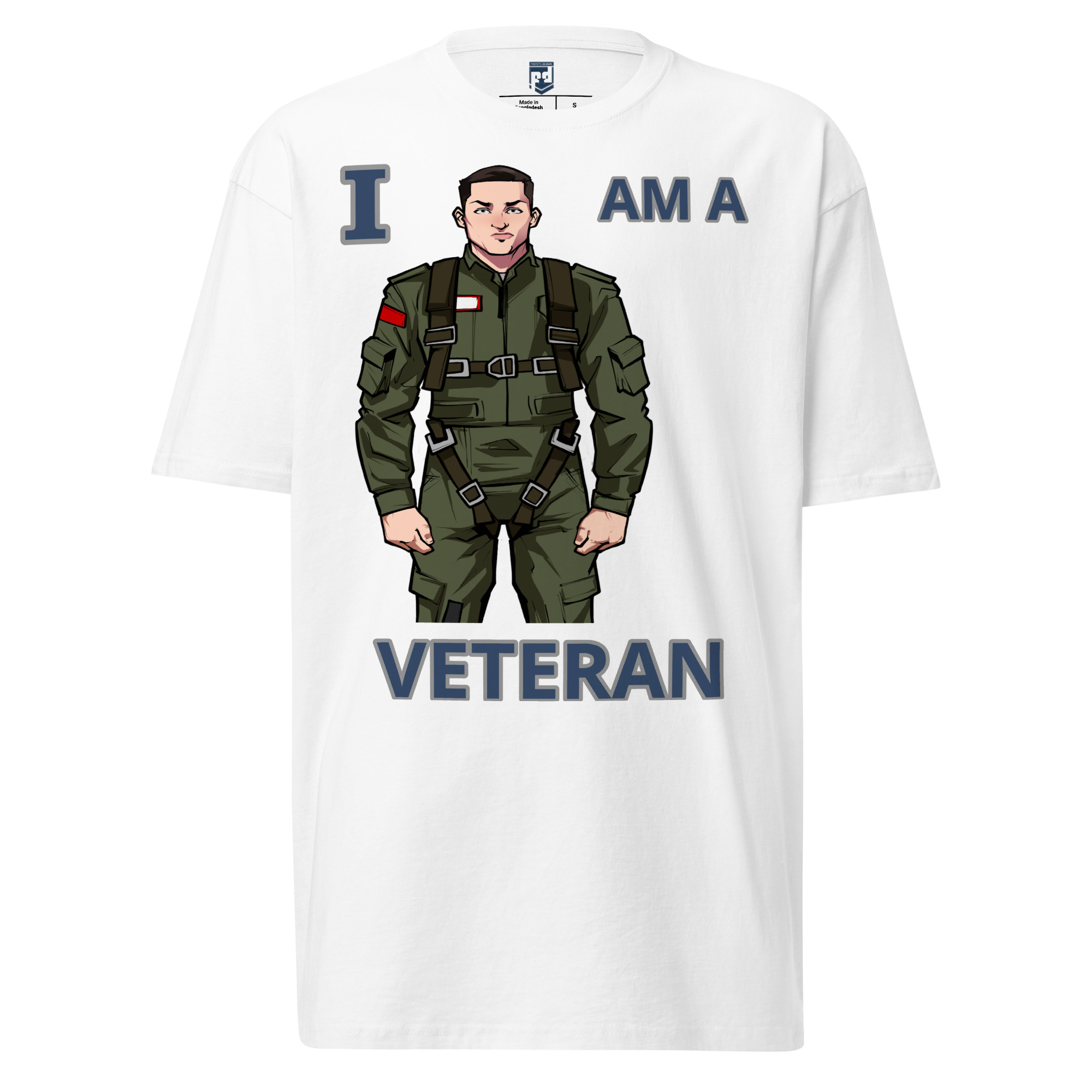 I AM A VETERAN TOO SIKS Tee - Image 7