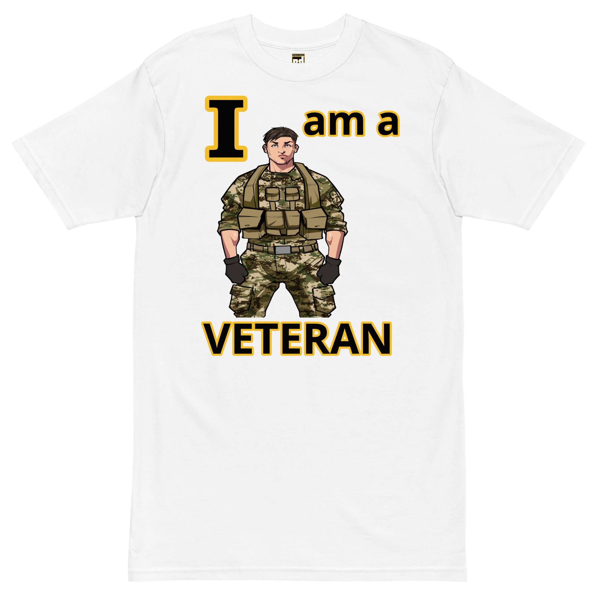 I AM A VETERAN TOO SIKS Tee - Image 8