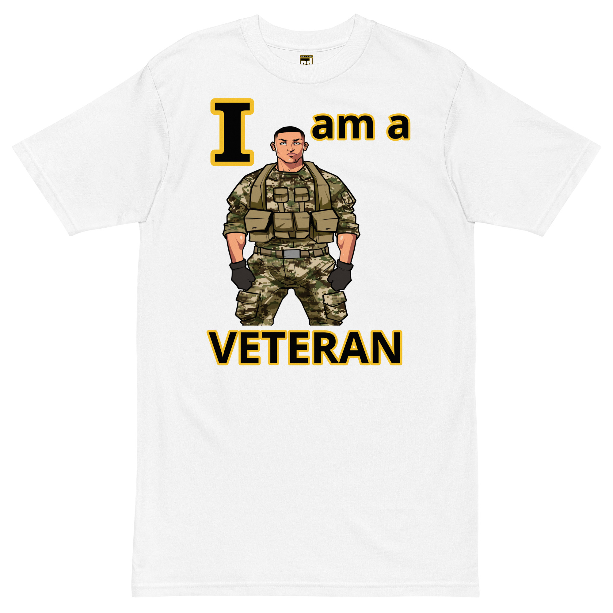 I AM A VETERAN TOO SIKS Tee - Image 8