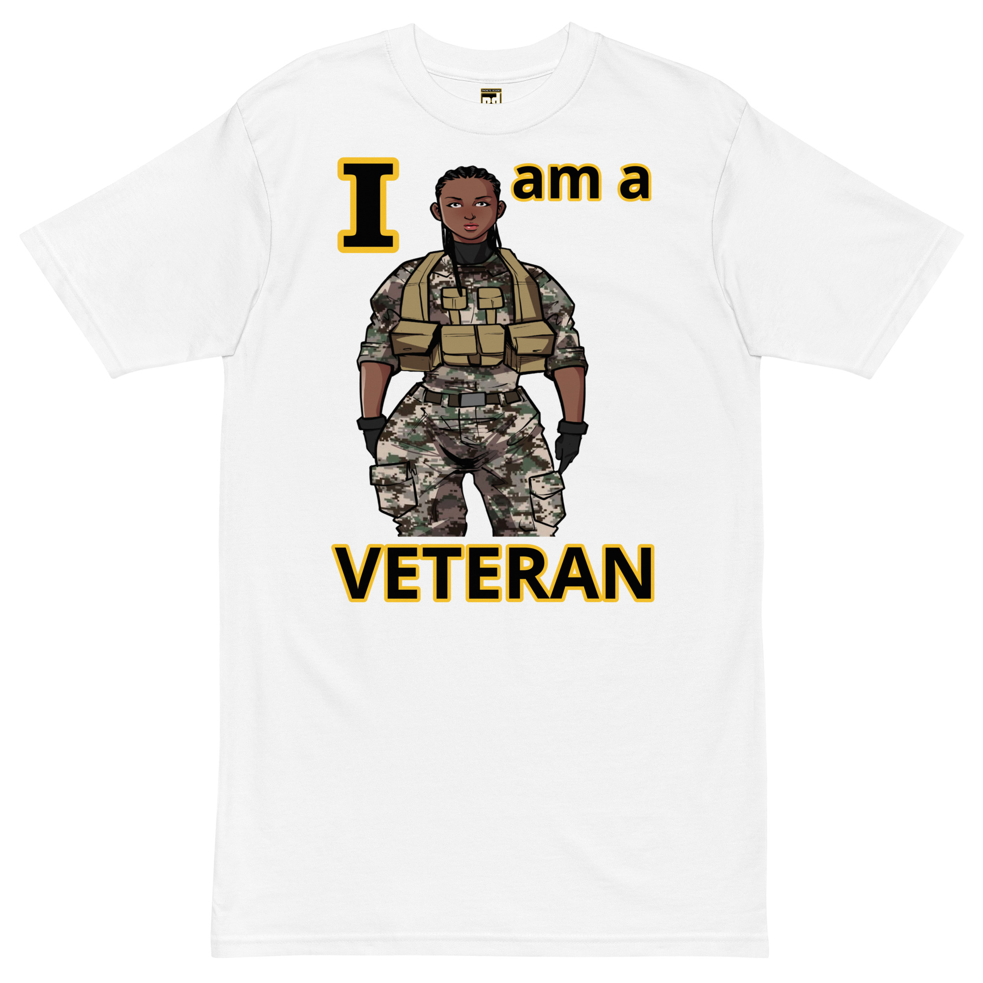 I AM A VETERAN TOO SIKS Tee - Image 8
