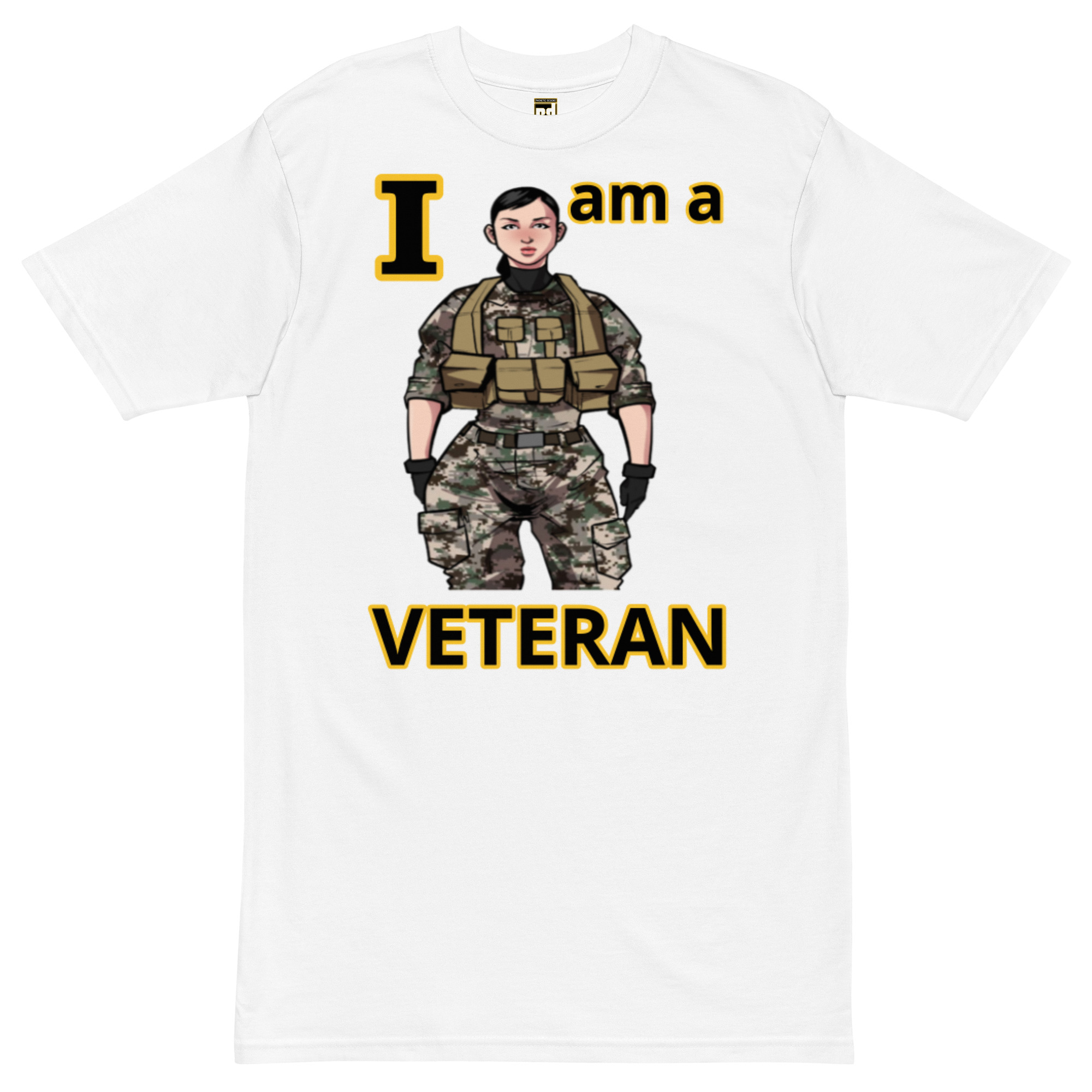 I AM A VETERAN TOO SIKS Tee - Image 8
