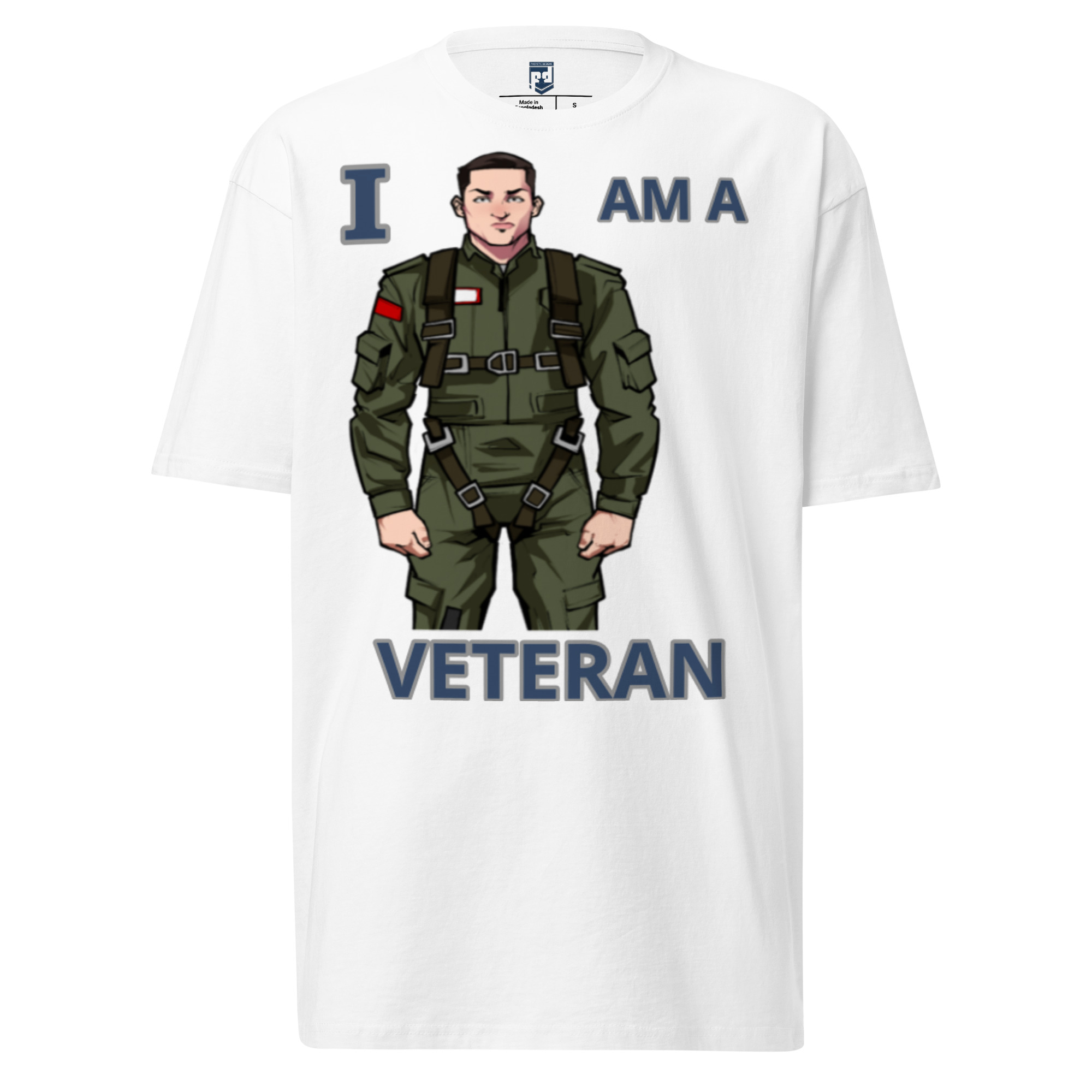I AM A VETERAN TOO SIKS Tee - Image 7