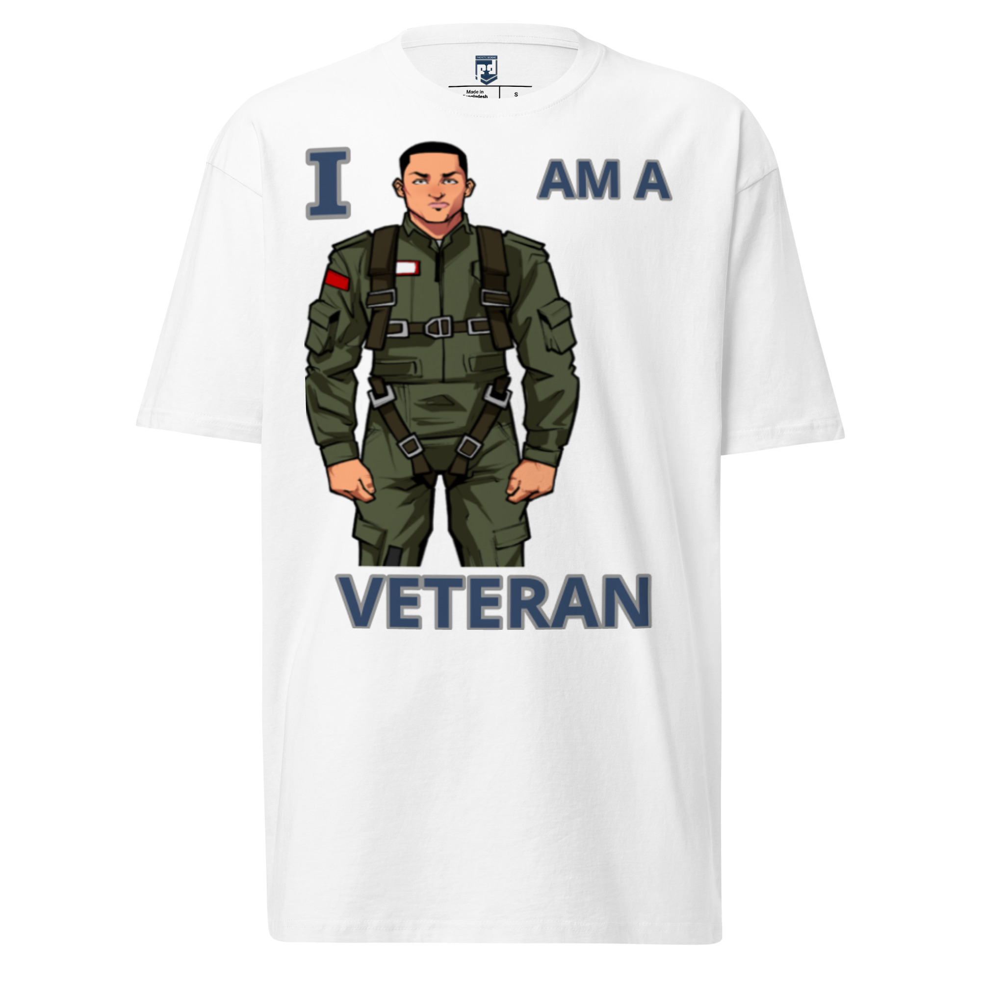 I AM A VETERAN TOO SIKS Tee - Image 7
